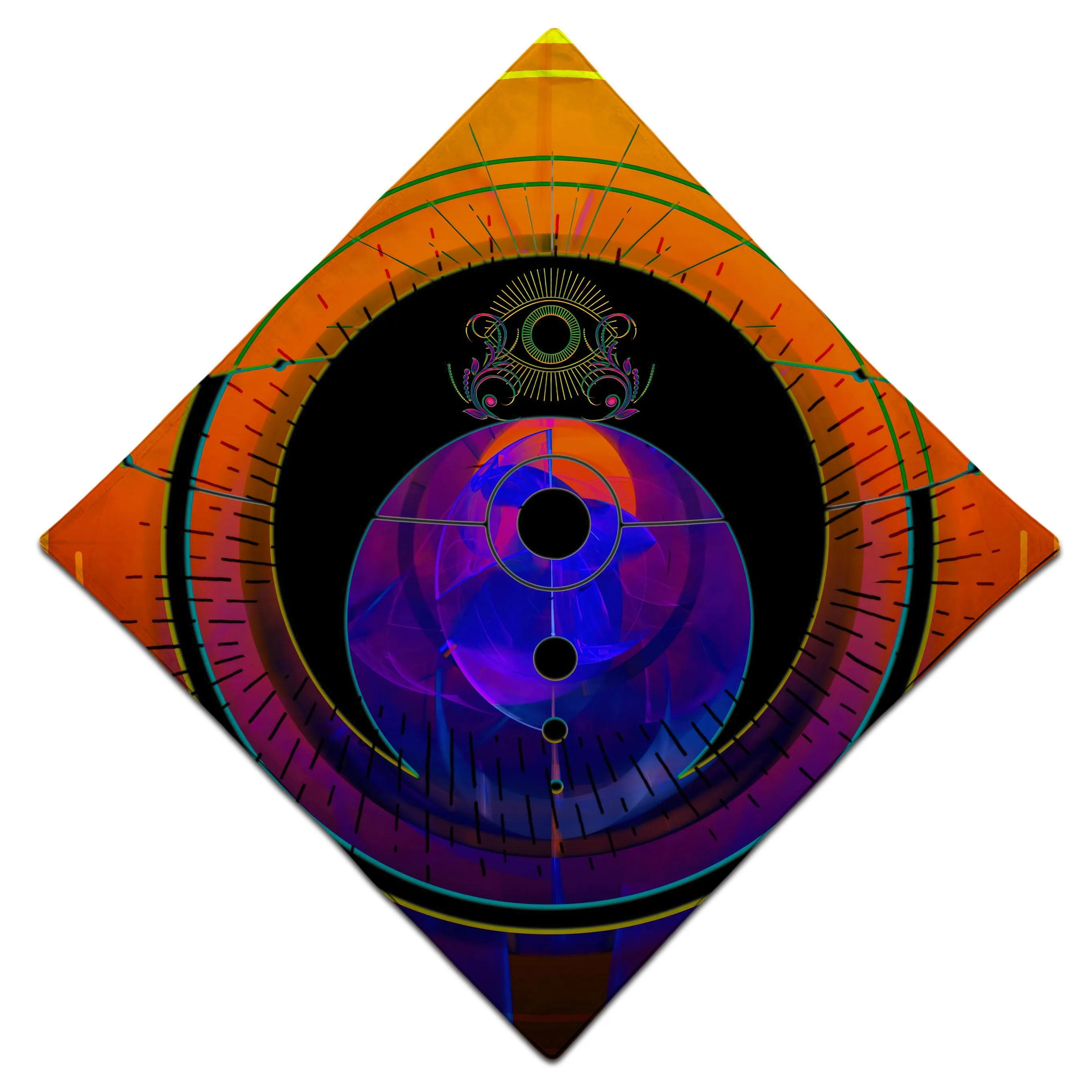 Third Eye Sunset Bandana sold by iEDM product image thumbnail 3