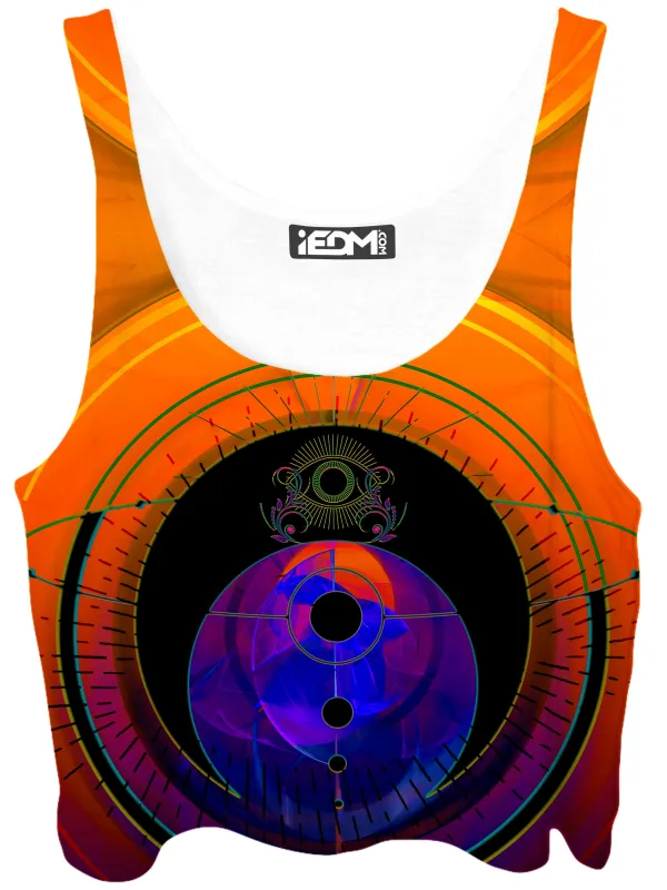 Third Eye Sunset Crop Top sold by iEDM
