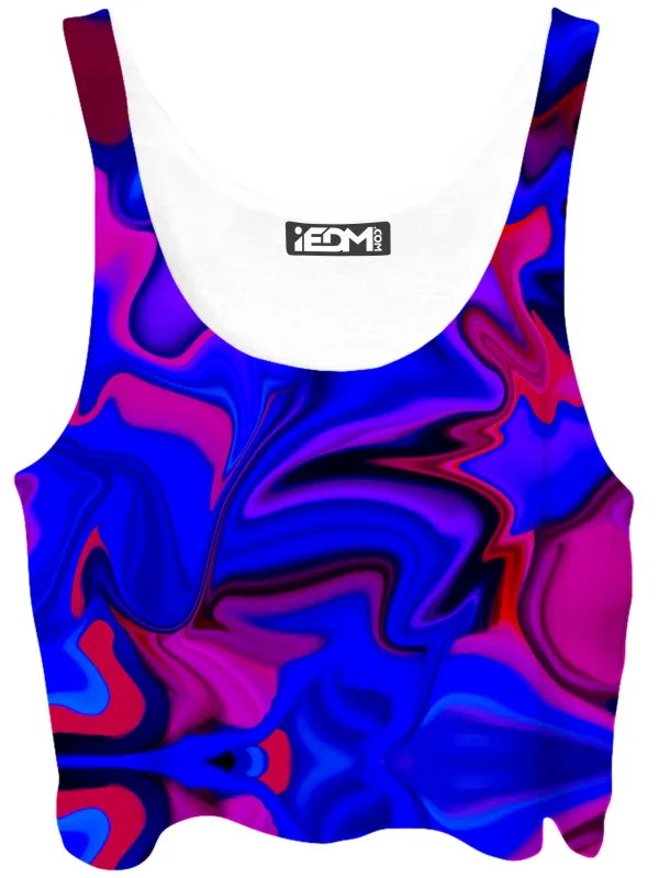 Paint Pour Crop Top sold by iEDM