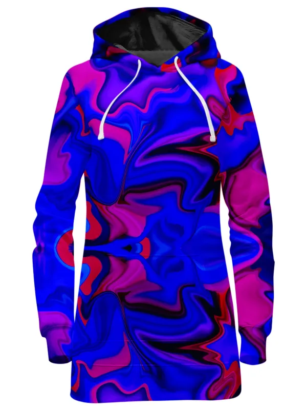 Paint Pour Hoodie Dress sold by iEDM