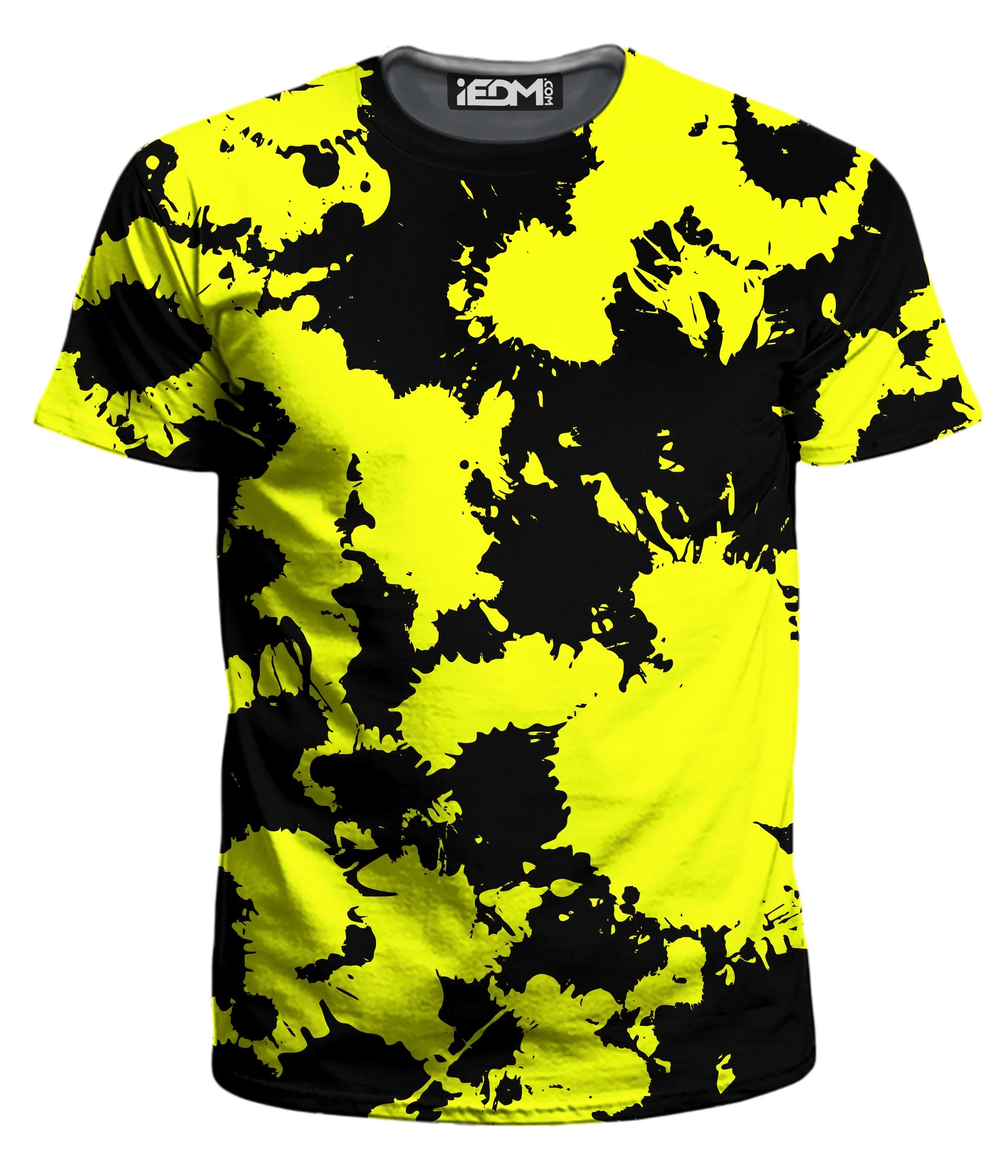 Yellow and Black Paint Splatter T-Shirt and Joggers Combo sold by iEDM product image thumbnail 2
