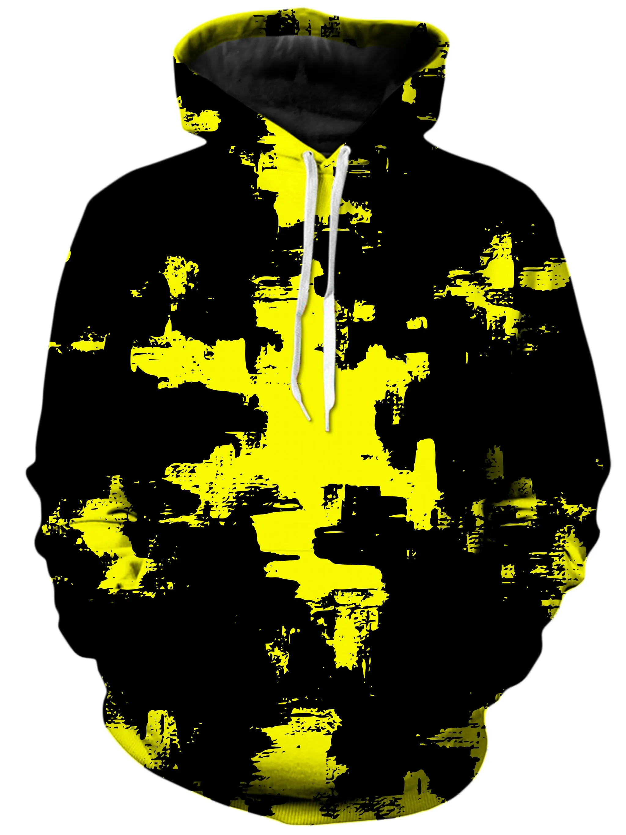 Black and Yellow Abstract Hoodie and Leggings Combo sold by iEDM product image thumbnail 2