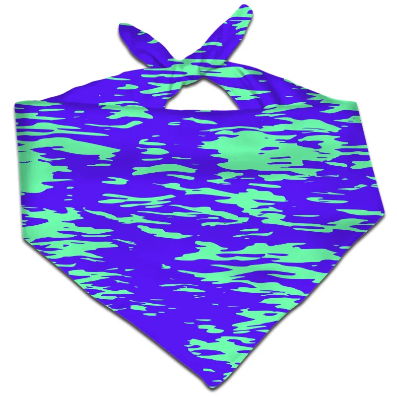 Purple Mint Rave Zebra Stripe Bandana sold by iEDM