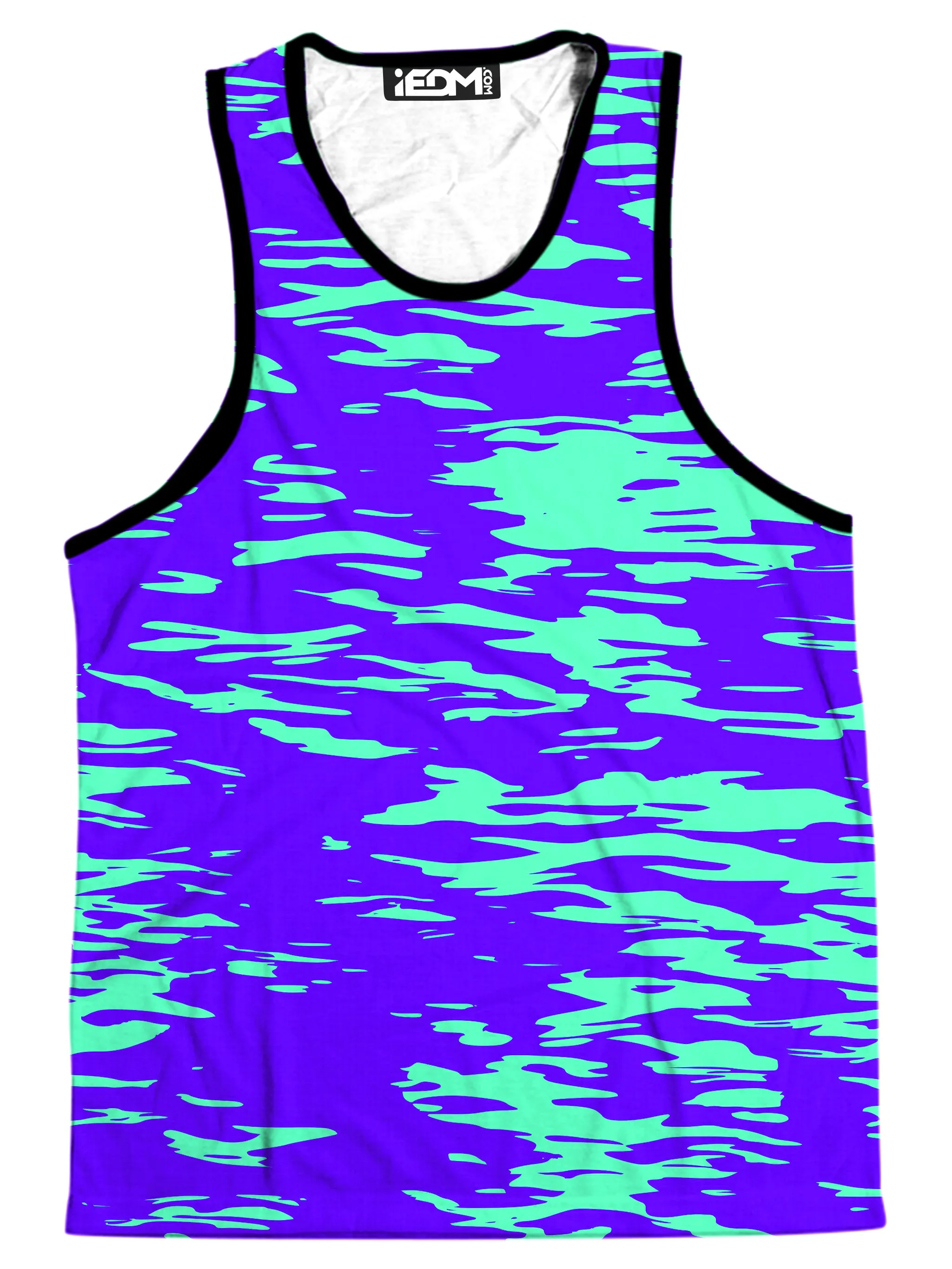 Purple Mint Rave Zebra Stripe Men's Tank sold by iEDM