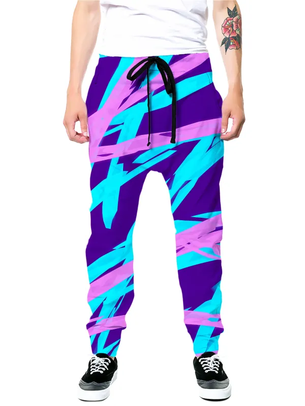 Purple and Blue Rave Abstract Joggers sold by iEDM