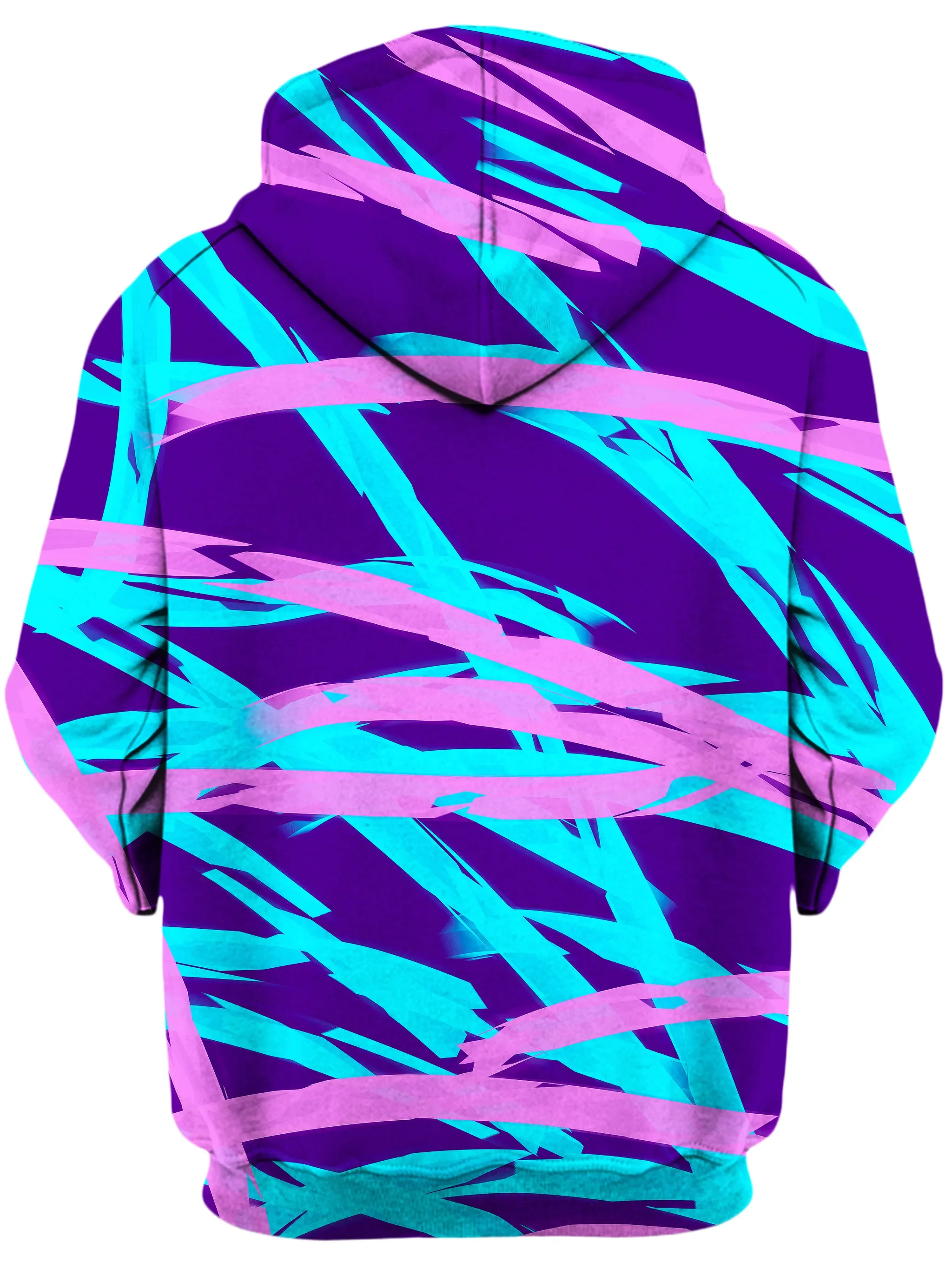 Purple and Blue Rave Abstract Unisex Hoodie sold by iEDM product image thumbnail 2