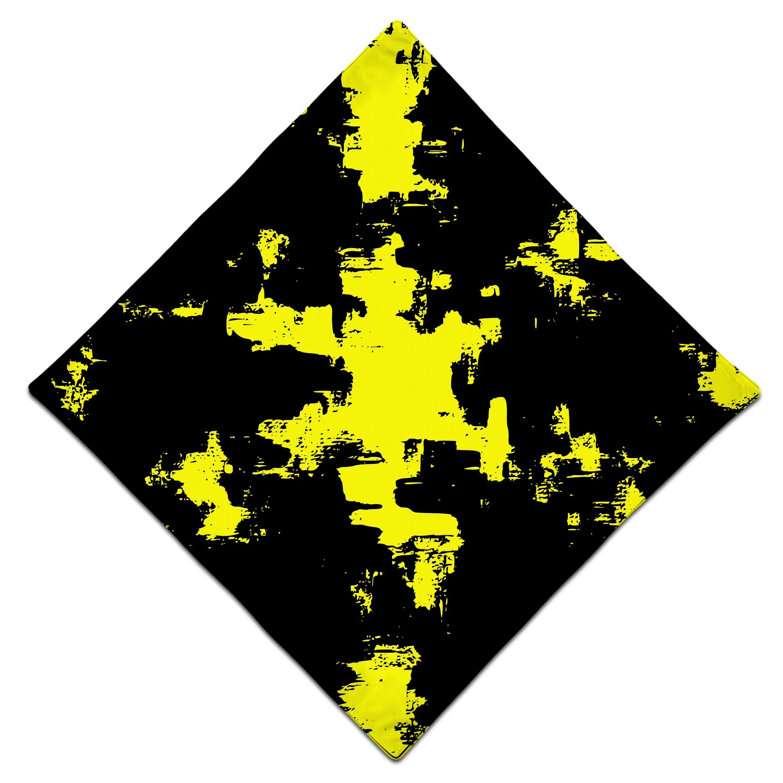 Black and Yellow Abstract Bandana sold by iEDM product image thumbnail 3