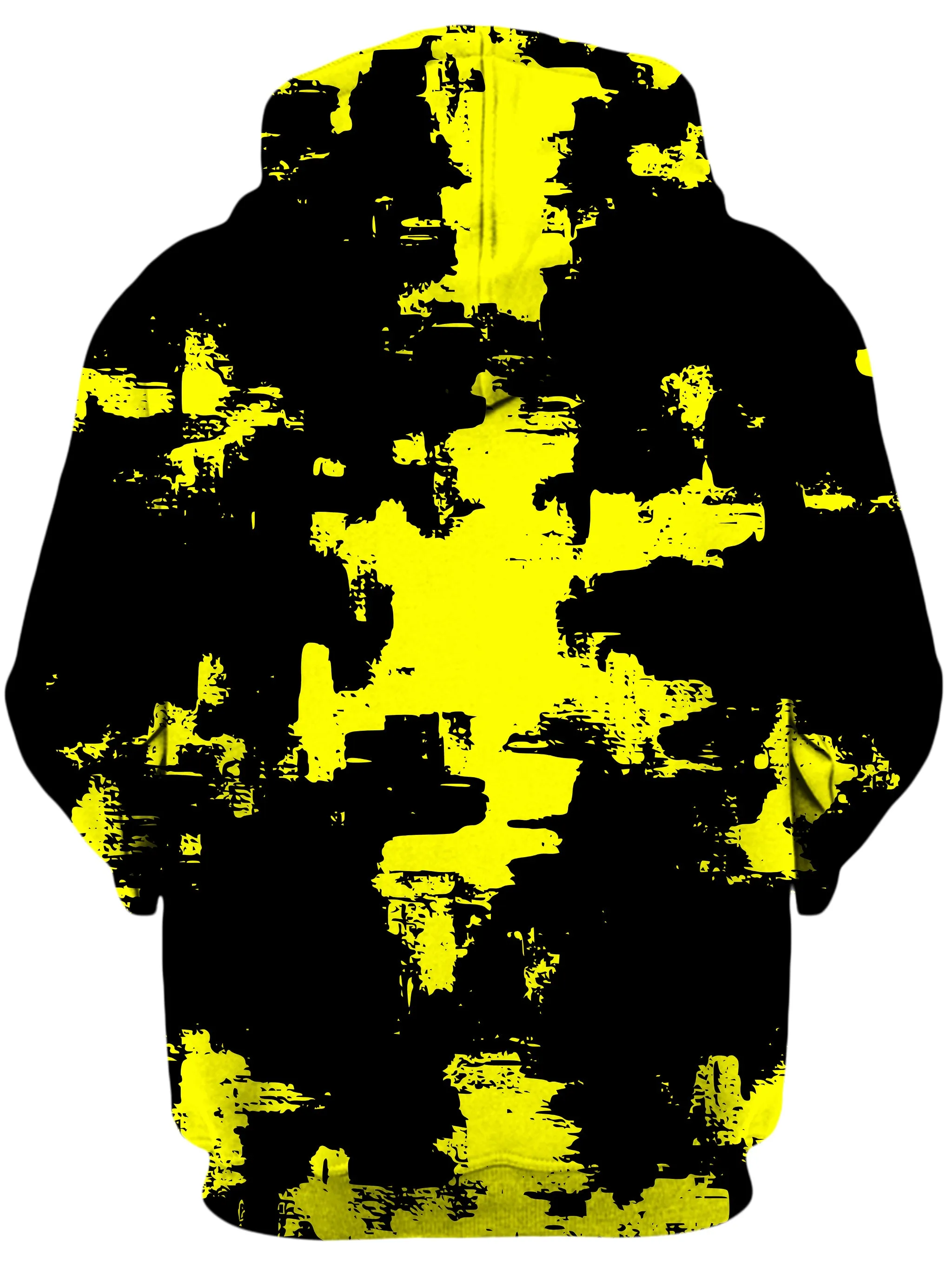 Black and Yellow Abstract Unisex Hoodie sold by iEDM product image thumbnail 2