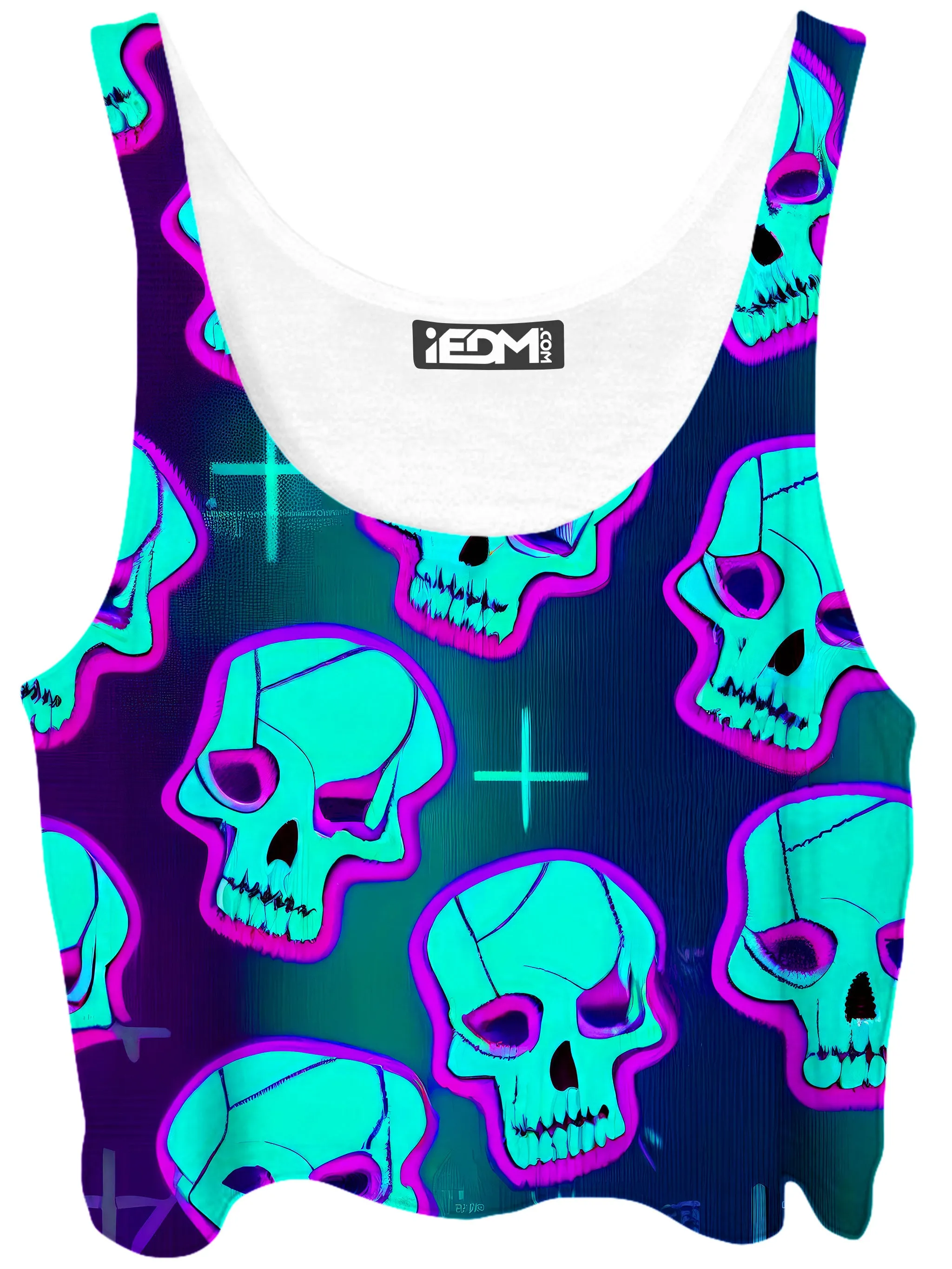 Neon Fright Crop Top and Booty Shorts Combo sold by iEDM product image thumbnail 2
