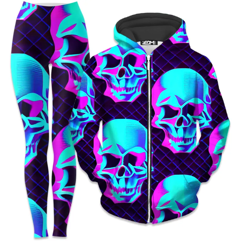 Night Trek Zip-Up Hoodie and Leggings Combo sold by iEDM