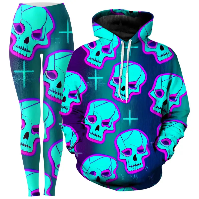 Neon Fright Hoodie and Leggings Combo made by iEDM