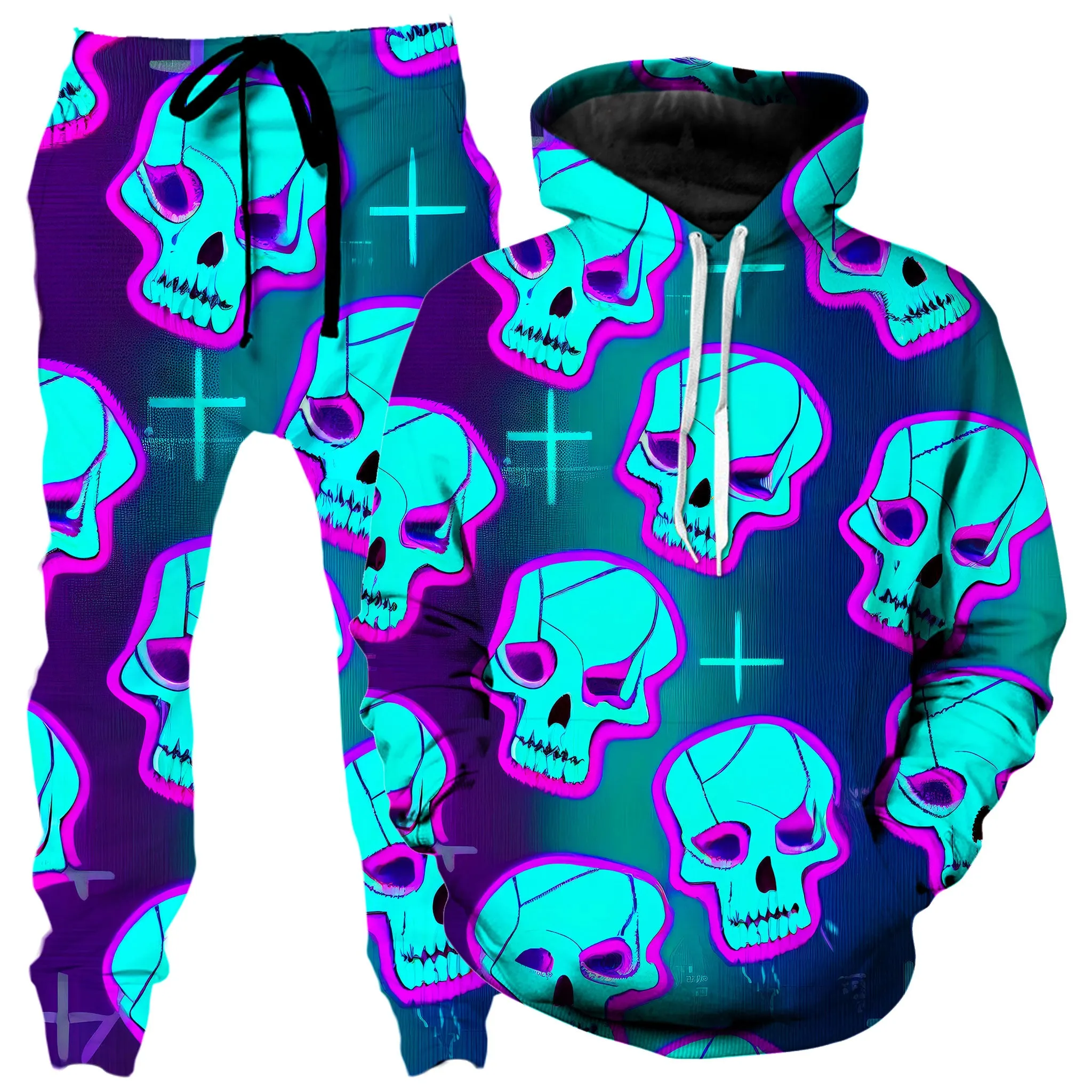 Neon Fright Hoodie and Joggers Combo sold by iEDM