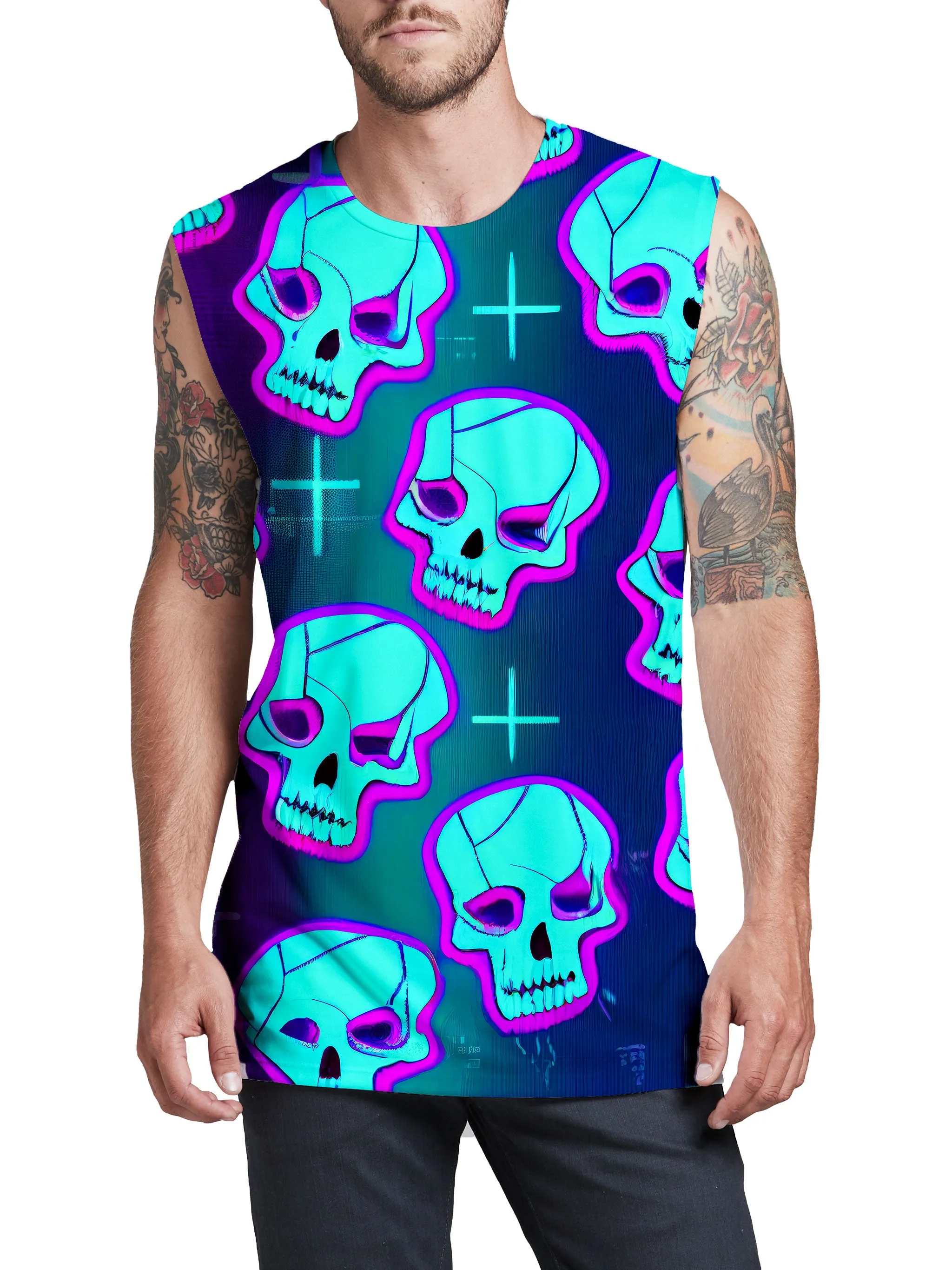 Neon Fright Men's Muscle Tank sold by iEDM