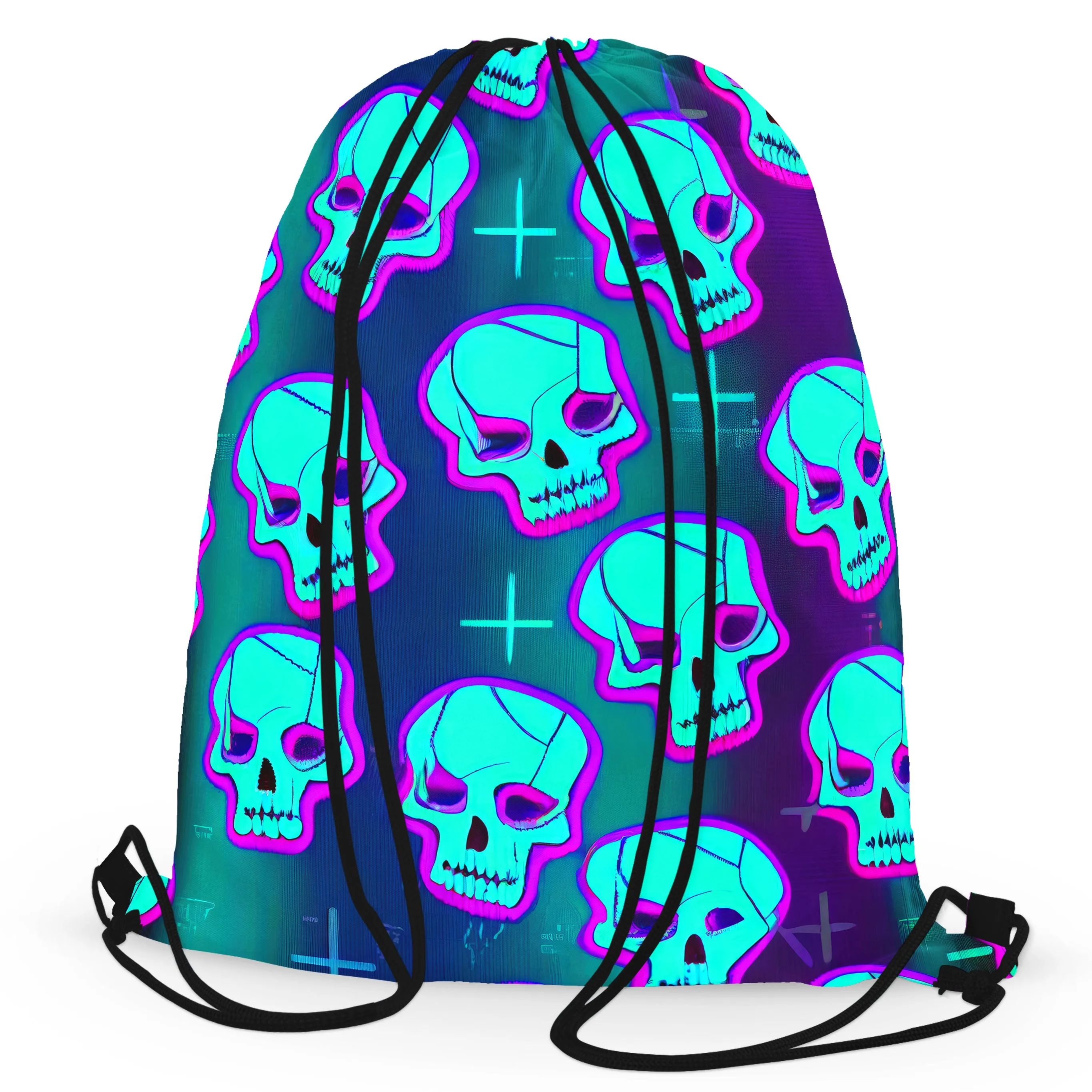 Neon Fright Drawstring Bag sold by iEDM product image thumbnail 3