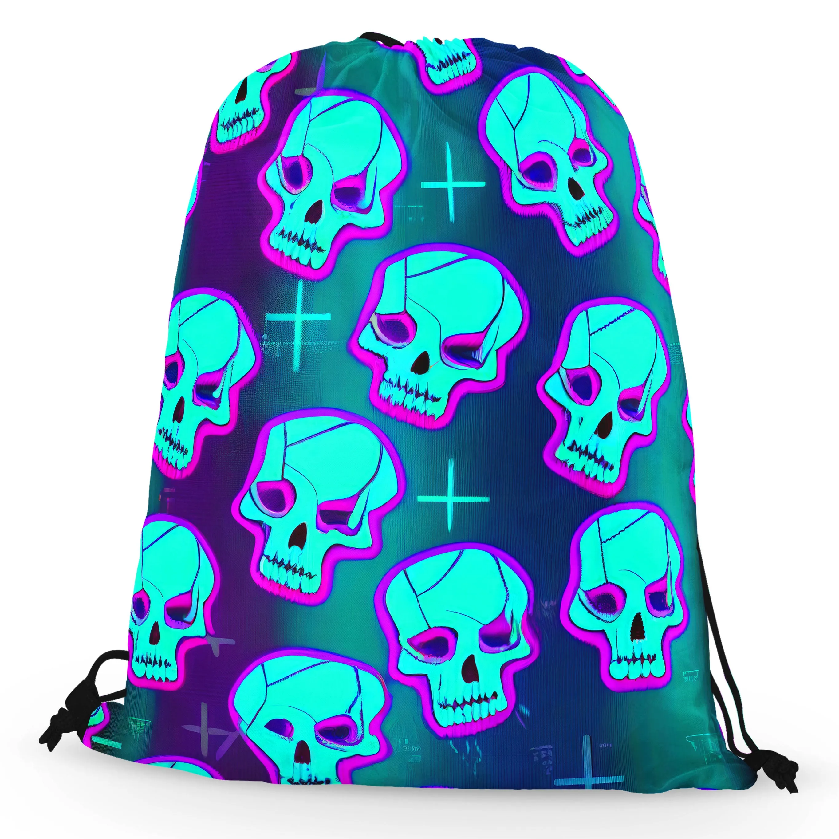 Neon Fright Drawstring Bag sold by iEDM product image thumbnail 2