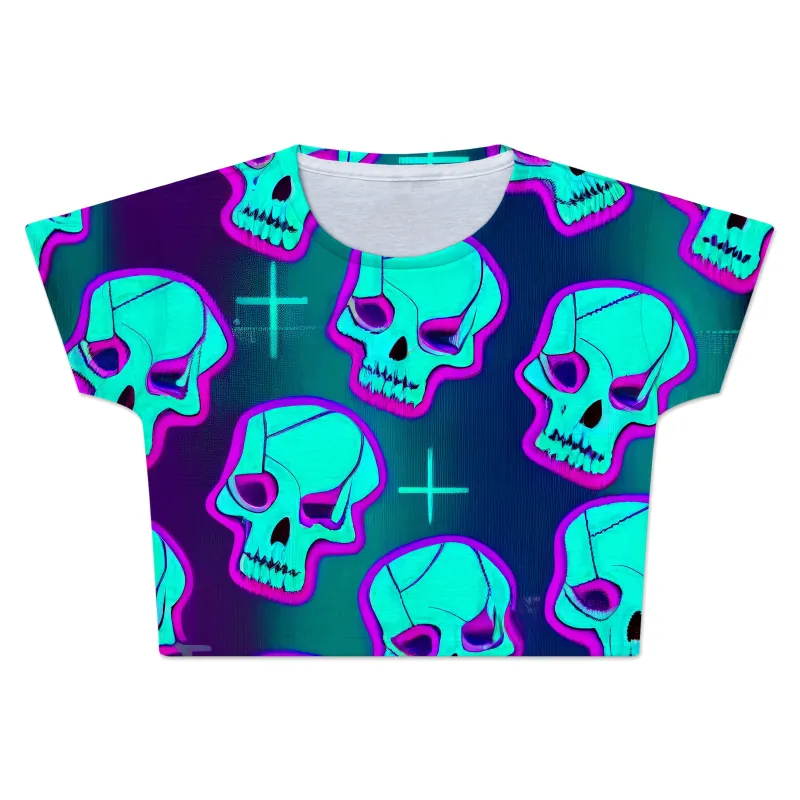 Neon Fright Crop Tee sold by iEDM