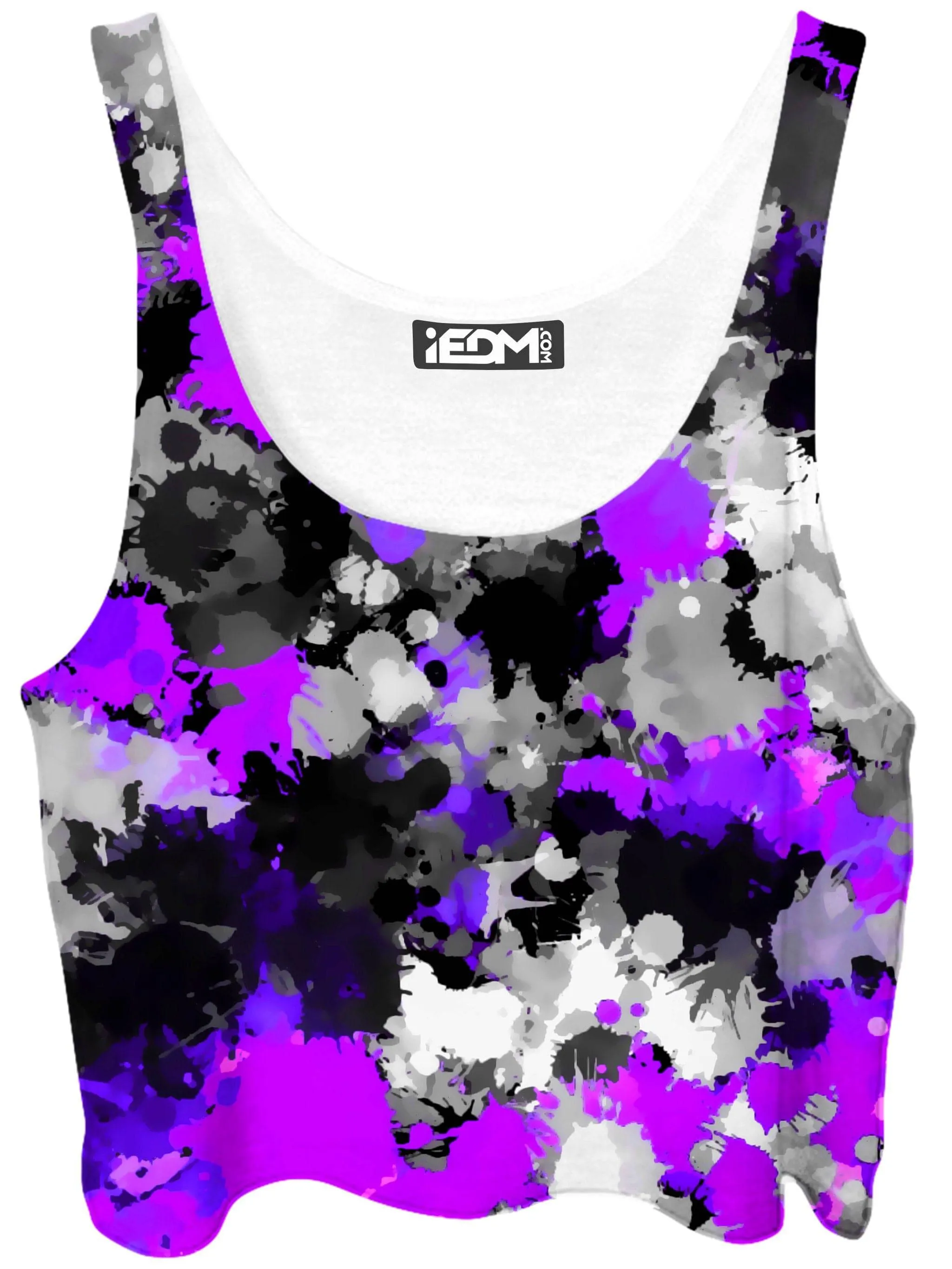 Purple Drip Crop Top and Leggings Combo sold by iEDM product image thumbnail 2