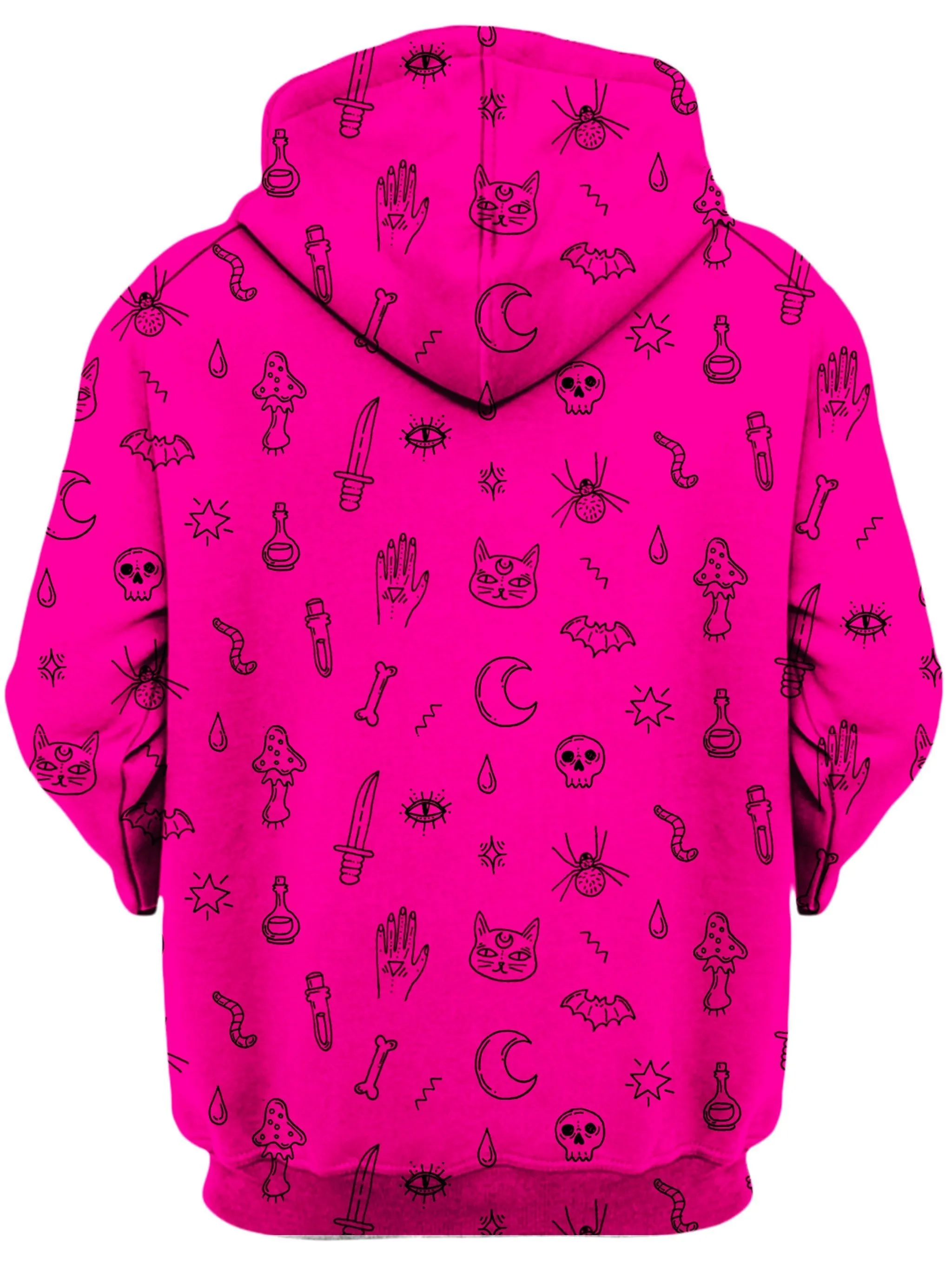 Pink Pattern Unisex Hoodie sold by iEDM product image thumbnail 2