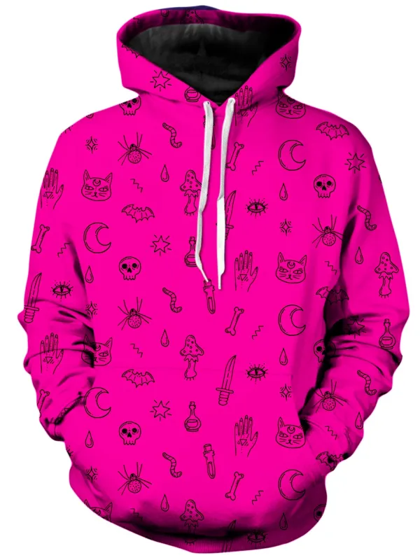 Pink Pattern Unisex Hoodie sold by iEDM