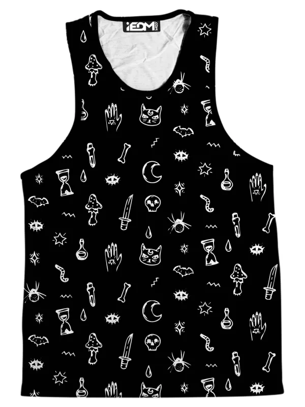 Black Pattern Men's Tank sold by iEDM