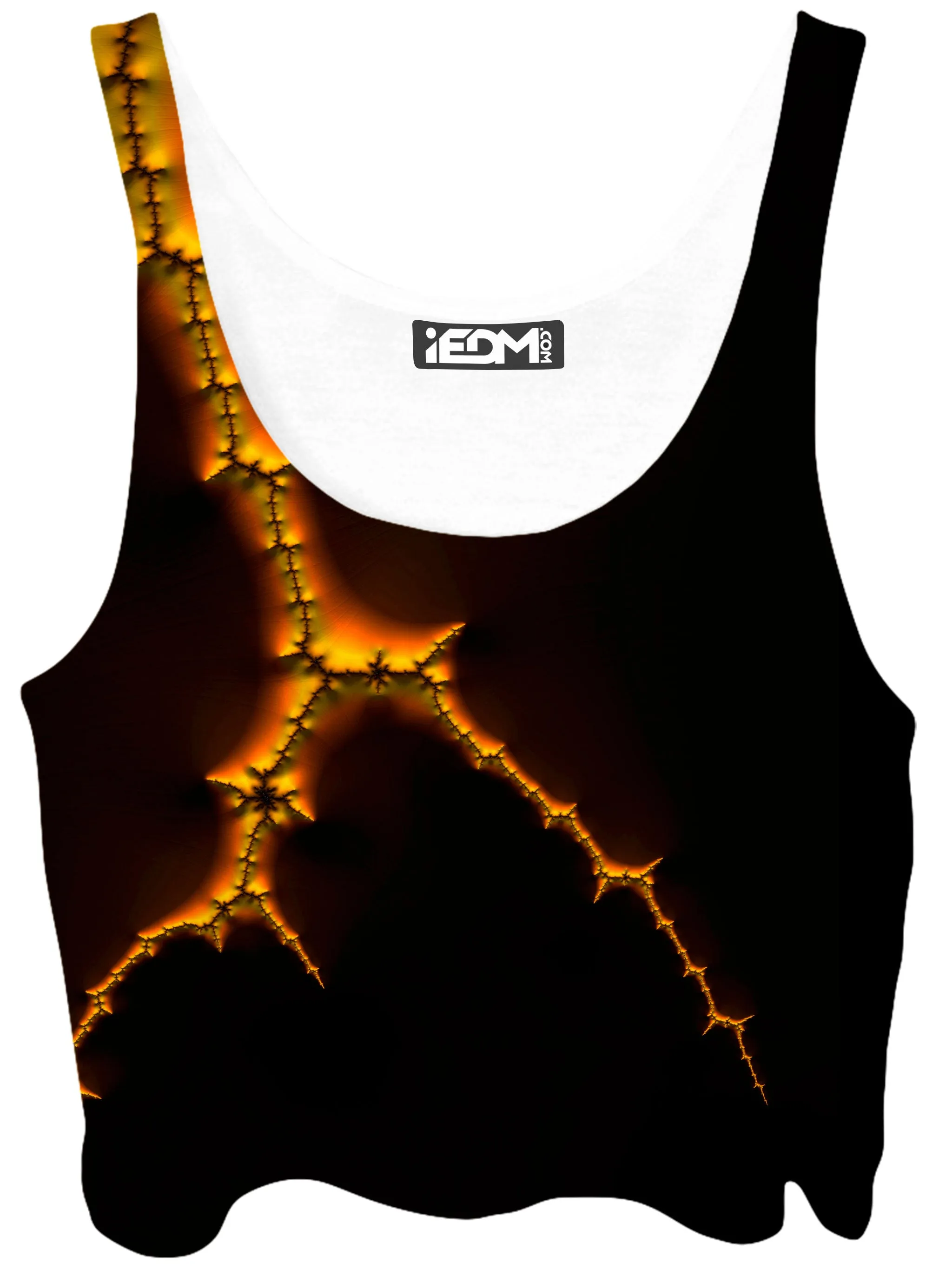 Lightning Strike Crop Top sold by iEDM