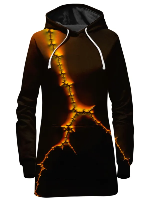 Lightning Strike Hoodie Dress sold by iEDM