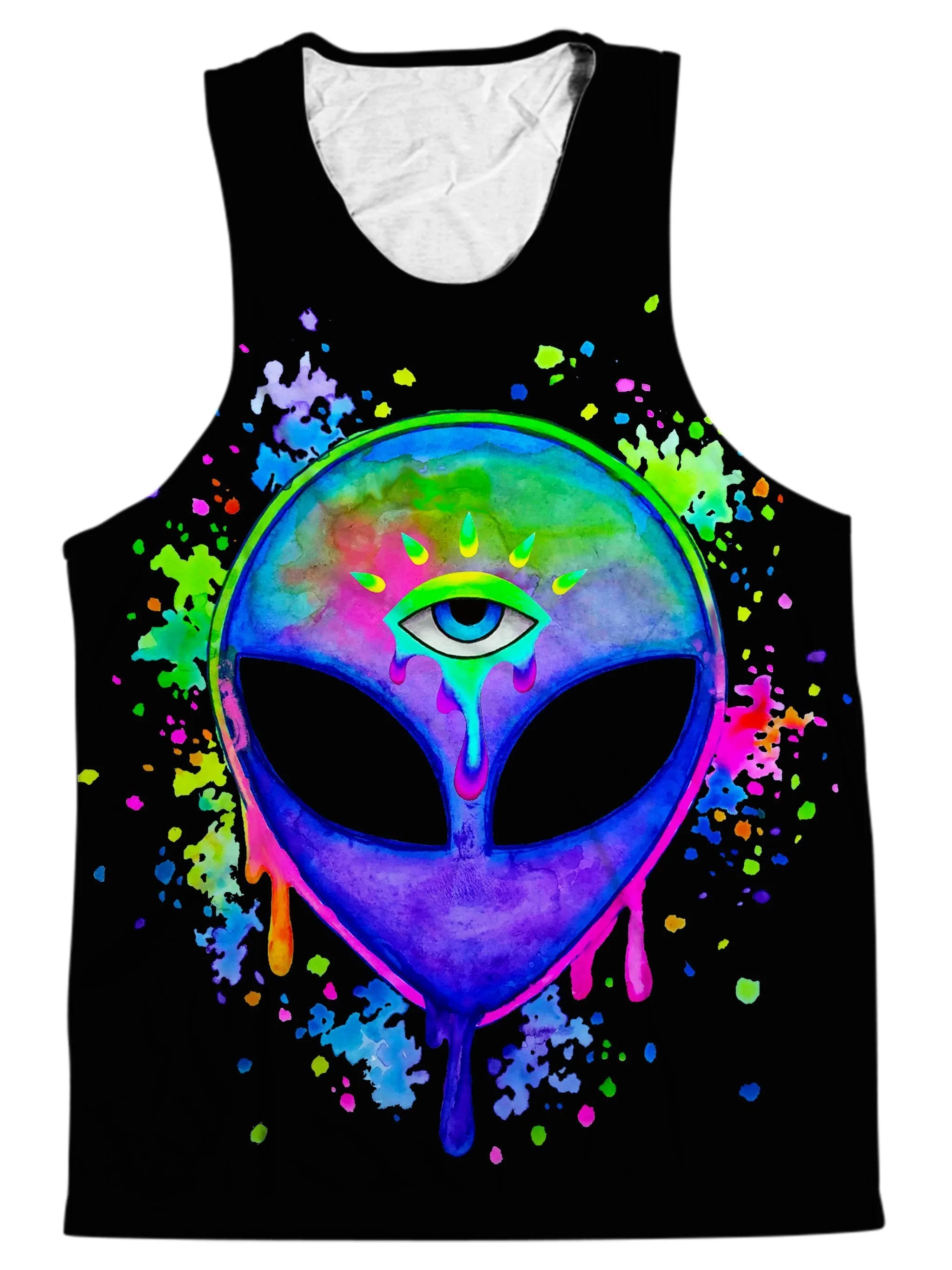 Splatter Alien Men's Tank sold by iEDM