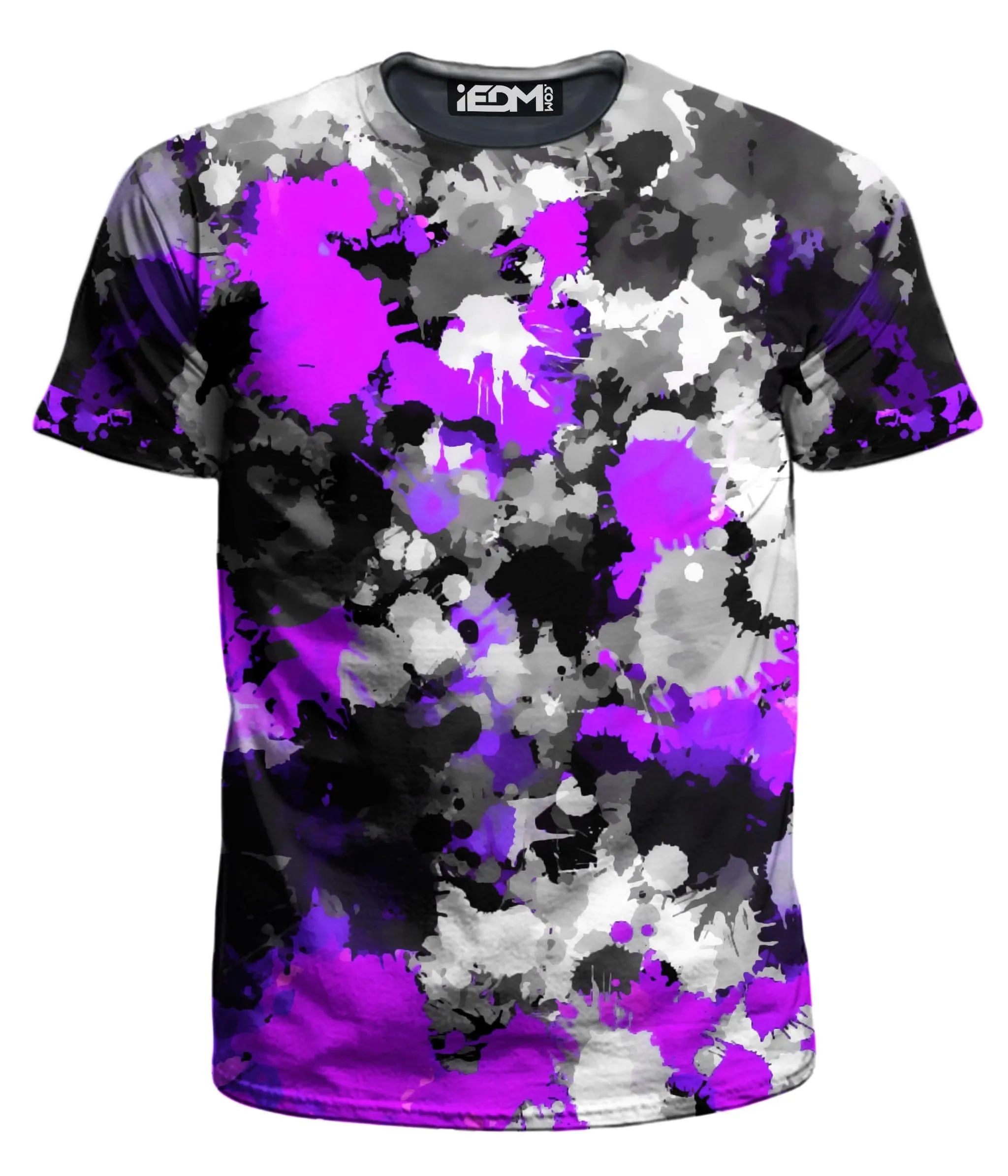 Purple Drip T-Shirt and Shorts with PM 2.5 Face Mask Combo sold by iEDM product image thumbnail 2
