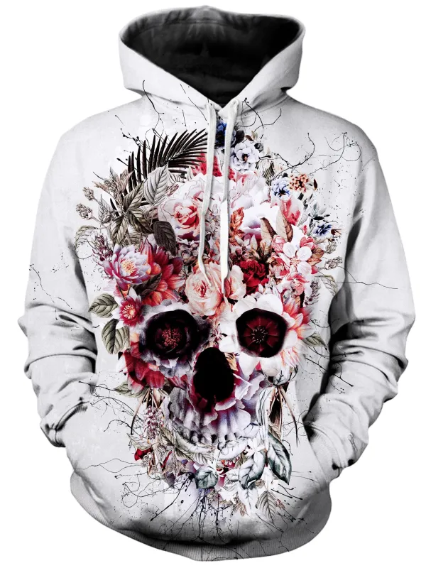 Floral Skull Unisex Hoodie sold by iEDM