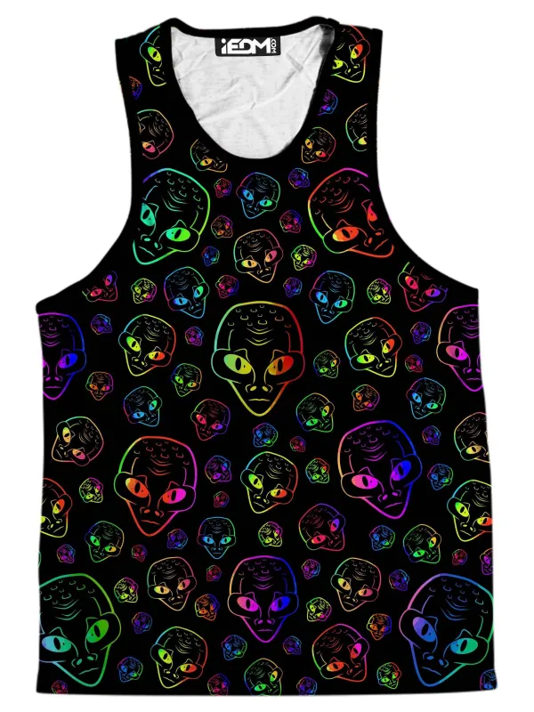 Alien Invasion Men's Tank sold by iEDM