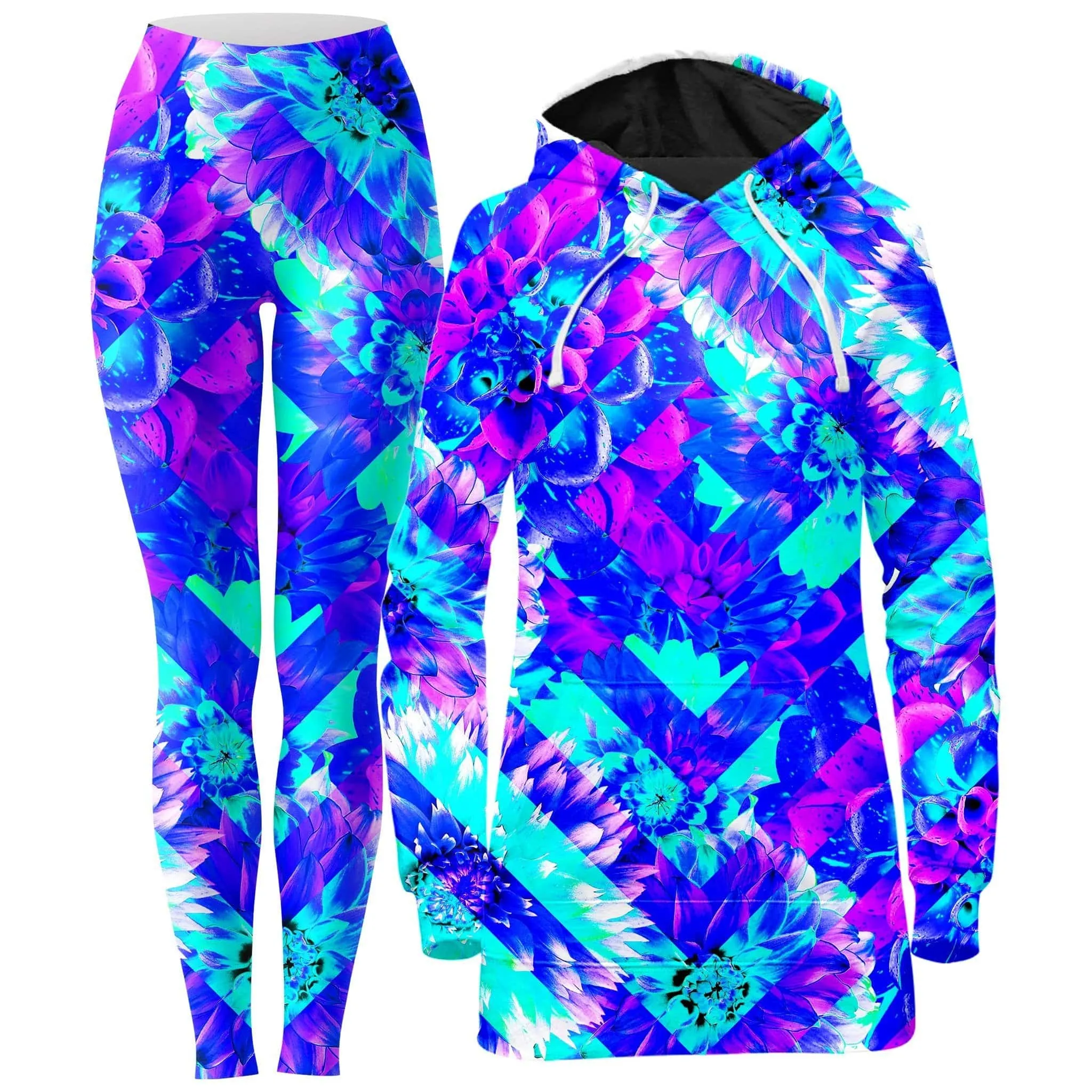 Diamond Dhalia Hoodie Dress and Leggings Combo sold by iEDM