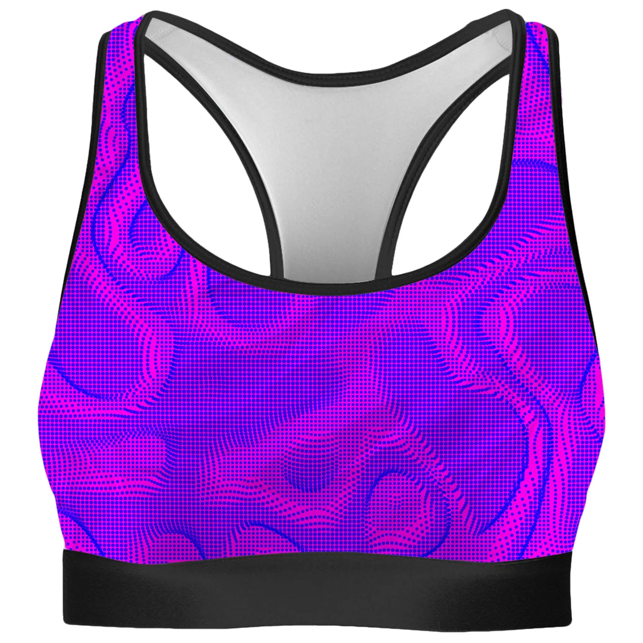 Wild Berry Halftone Rave Bra sold by iEDM