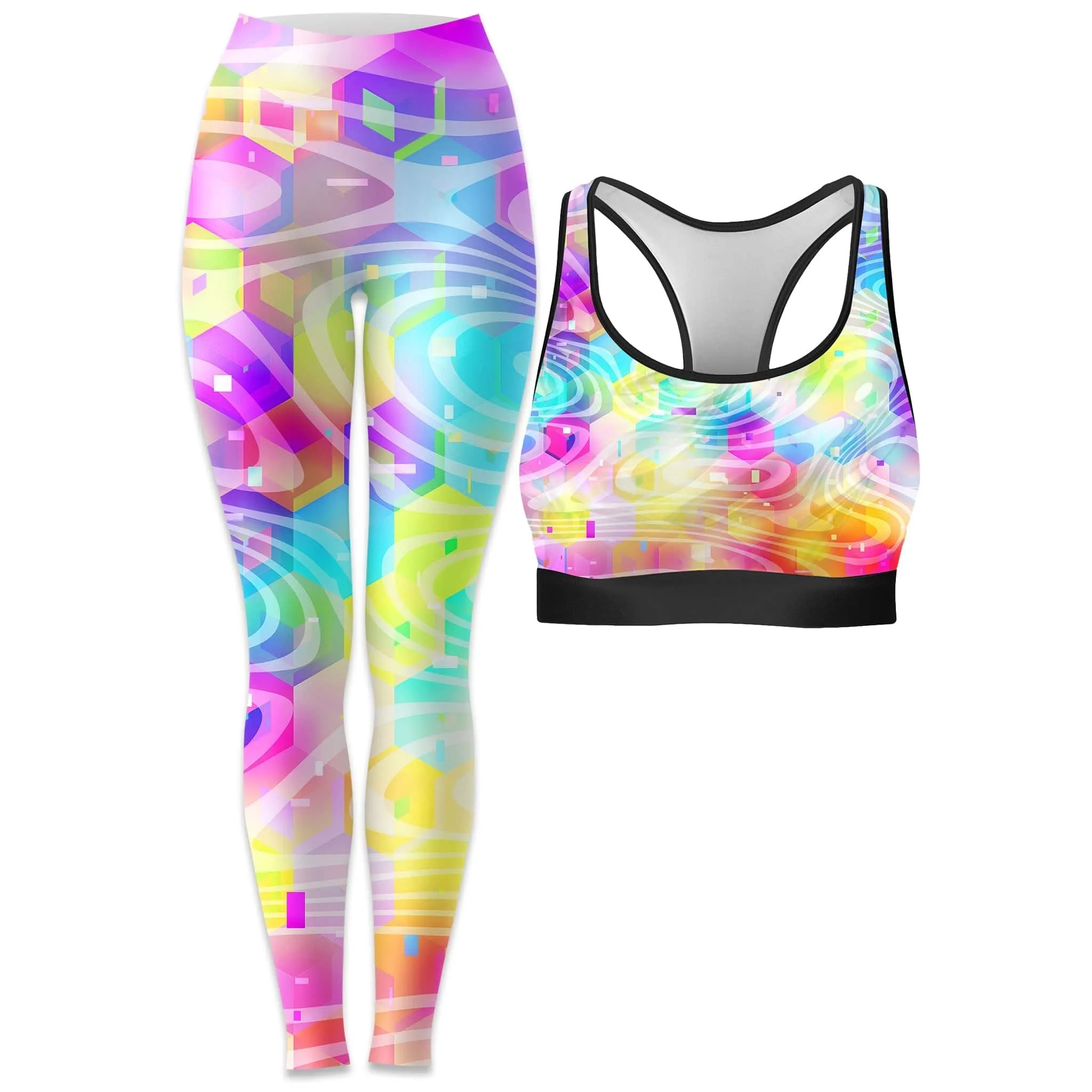 Daytrip Rave Bra and Leggings Combo sold by iEDM