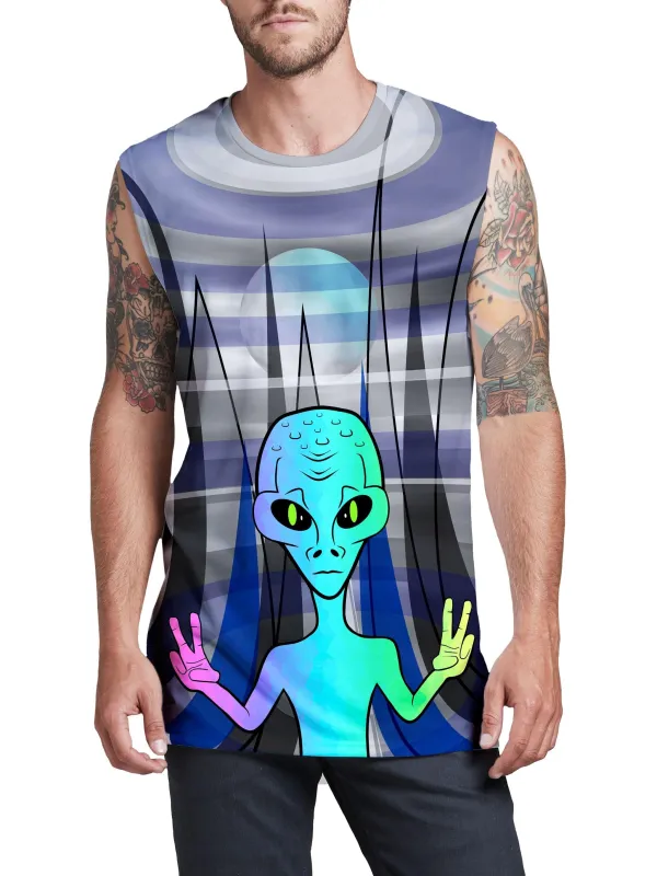 Alien Arrival Men's Muscle Tank sold by iEDM