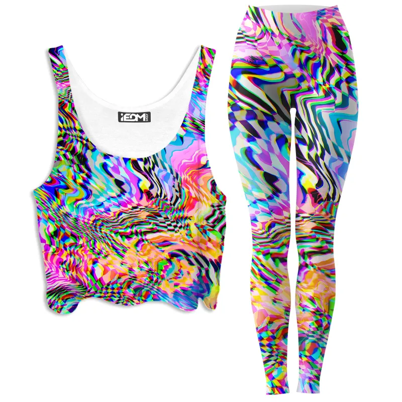 No Signal 2.0 Crop Top and Leggings Combo sold by iEDM