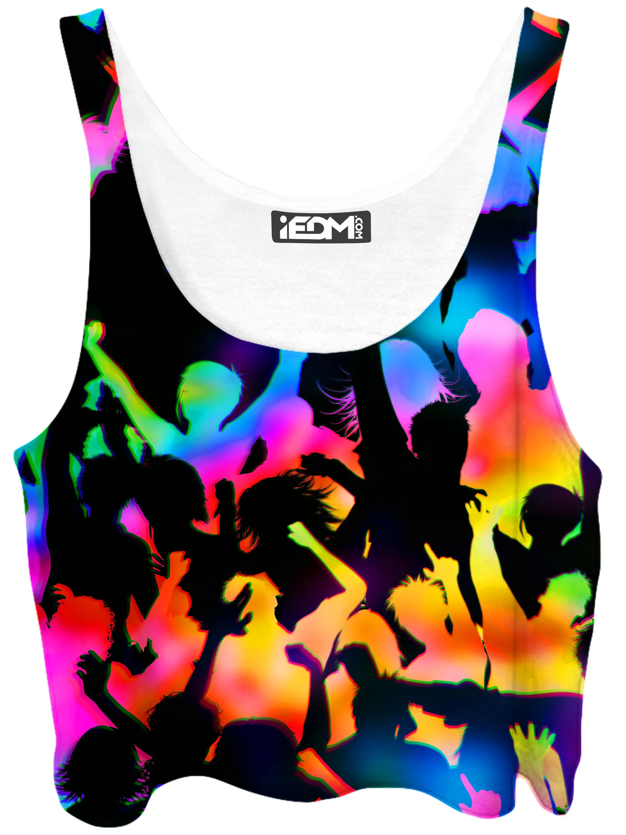 Good Vibes Crop Top and Leggings Combo sold by iEDM product image thumbnail 2