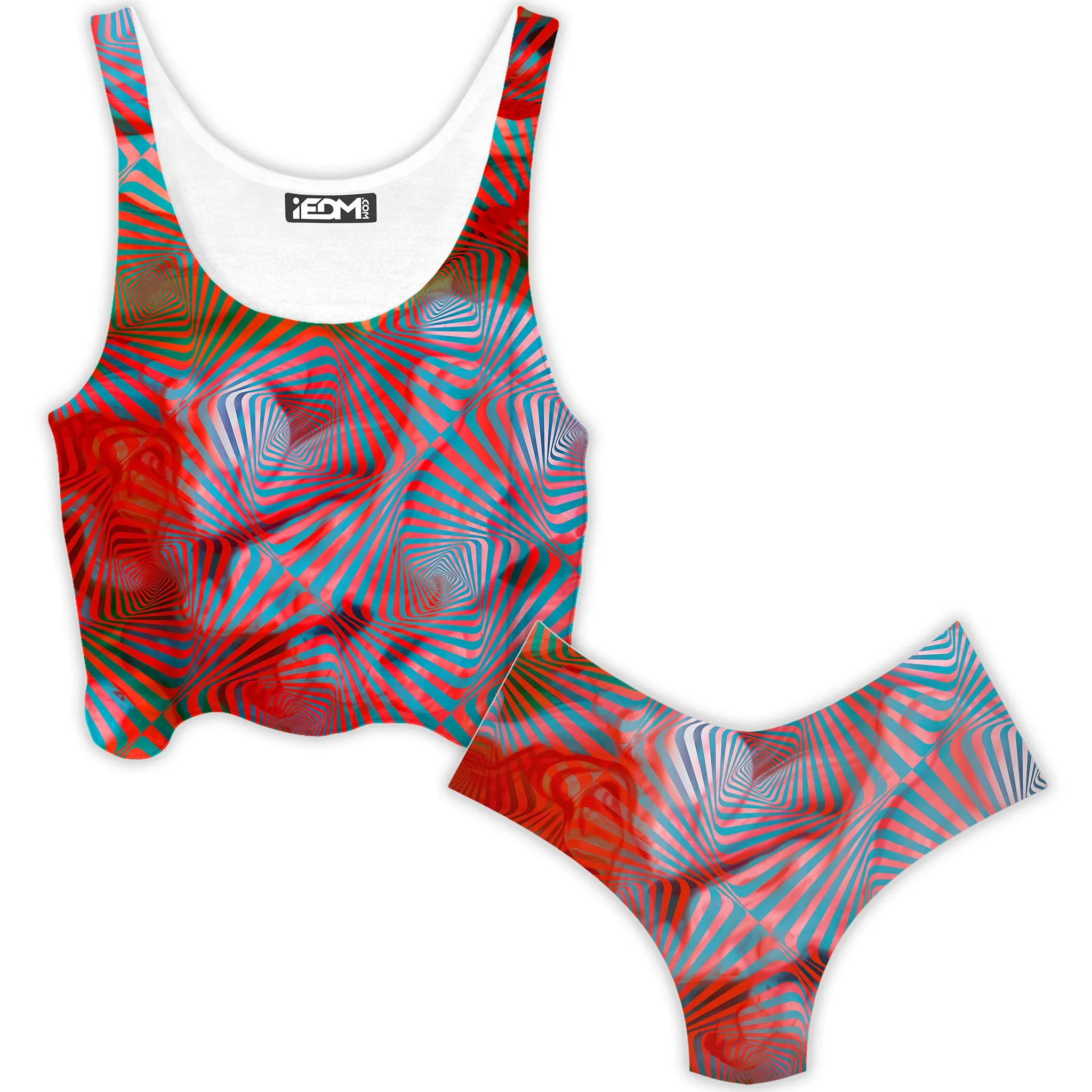 Solstice Crop Top and Booty Shorts Combo sold by iEDM