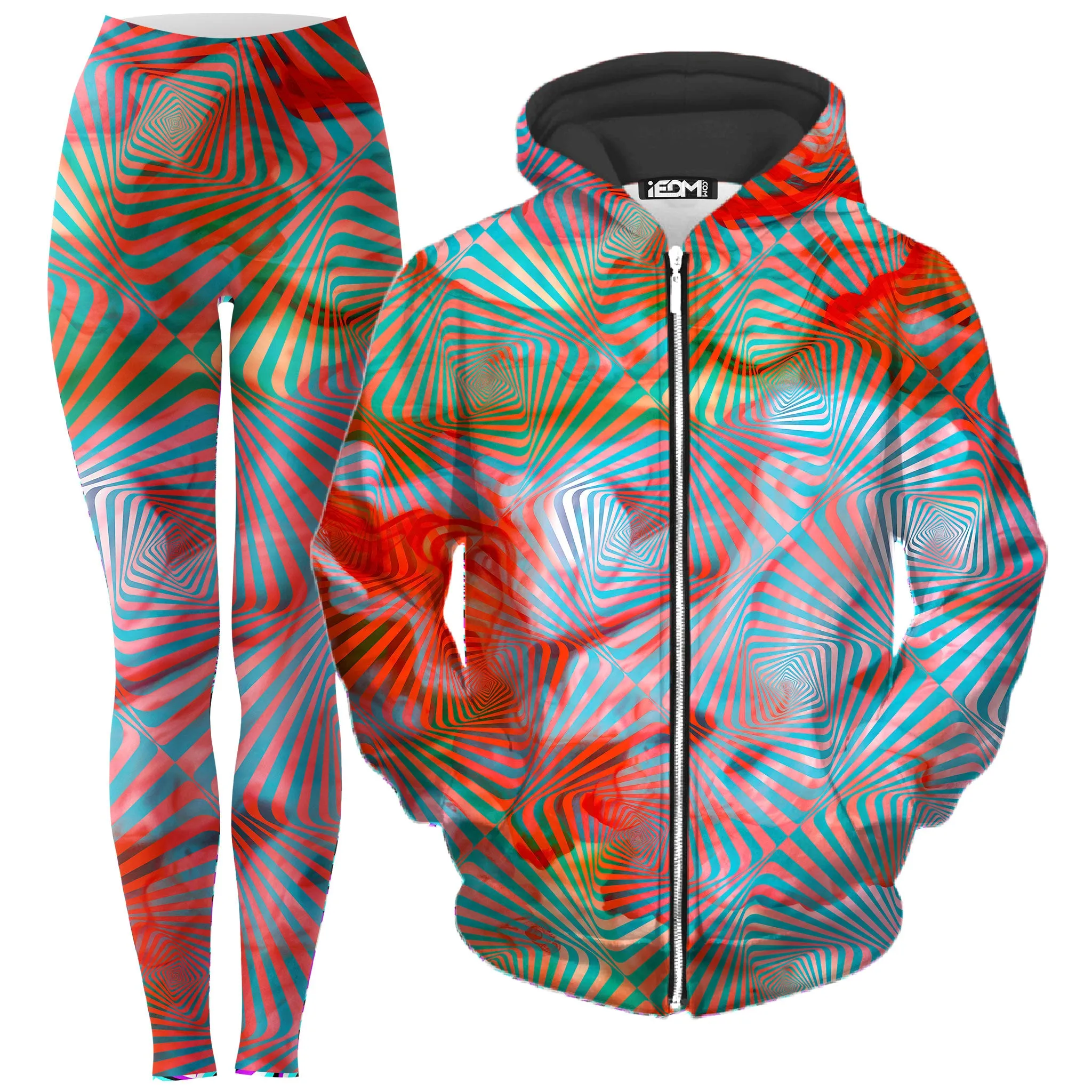 Solstice Zip-Up Hoodie and Leggings Combo sold by iEDM