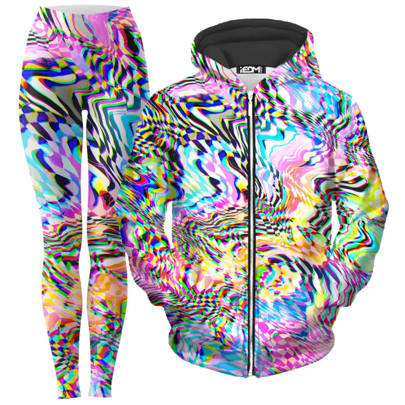 No Signal 2.0 Zip-Up Hoodie and Leggings Combo sold by iEDM