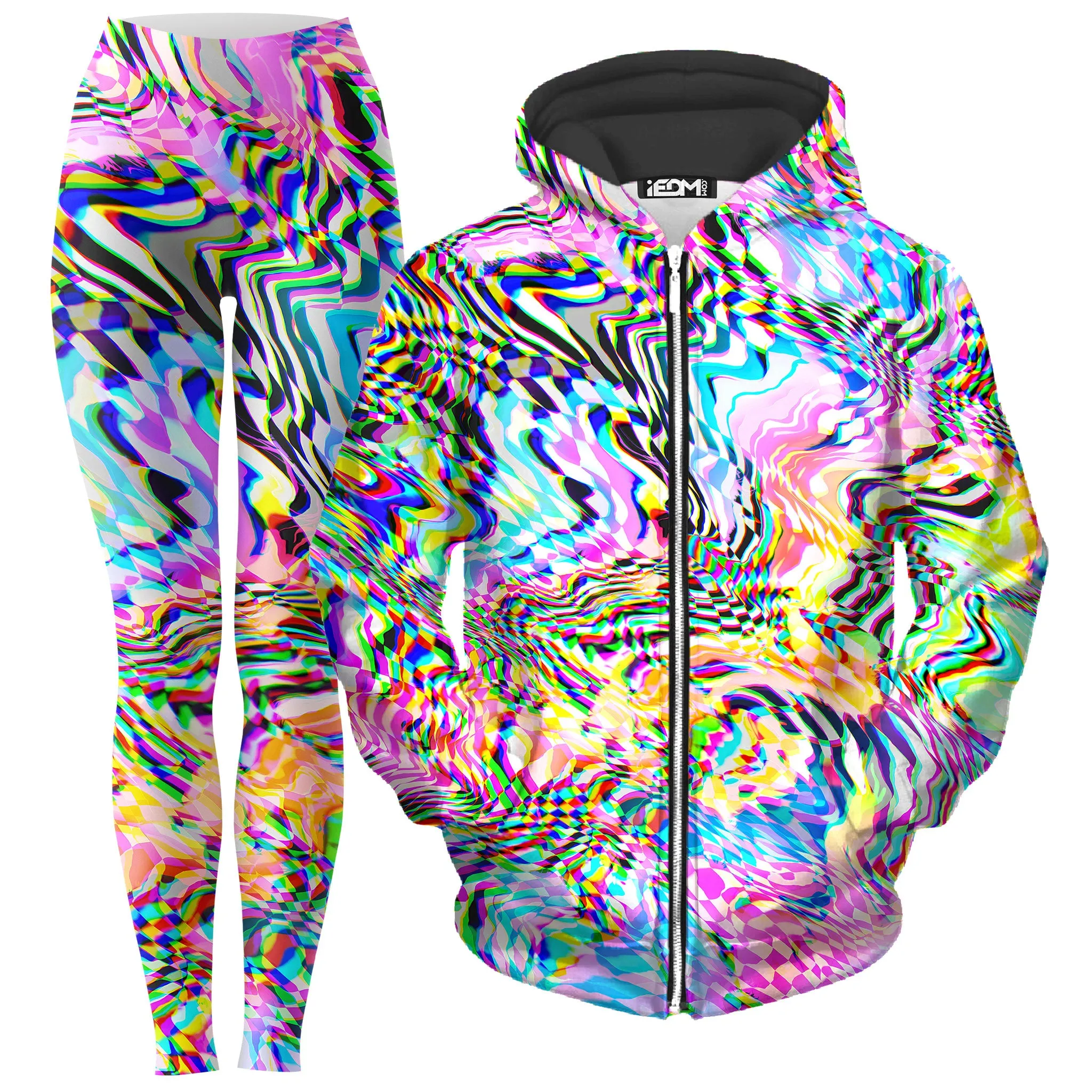 No Signal 2.0 Zip-Up Hoodie and Leggings Combo sold by iEDM
