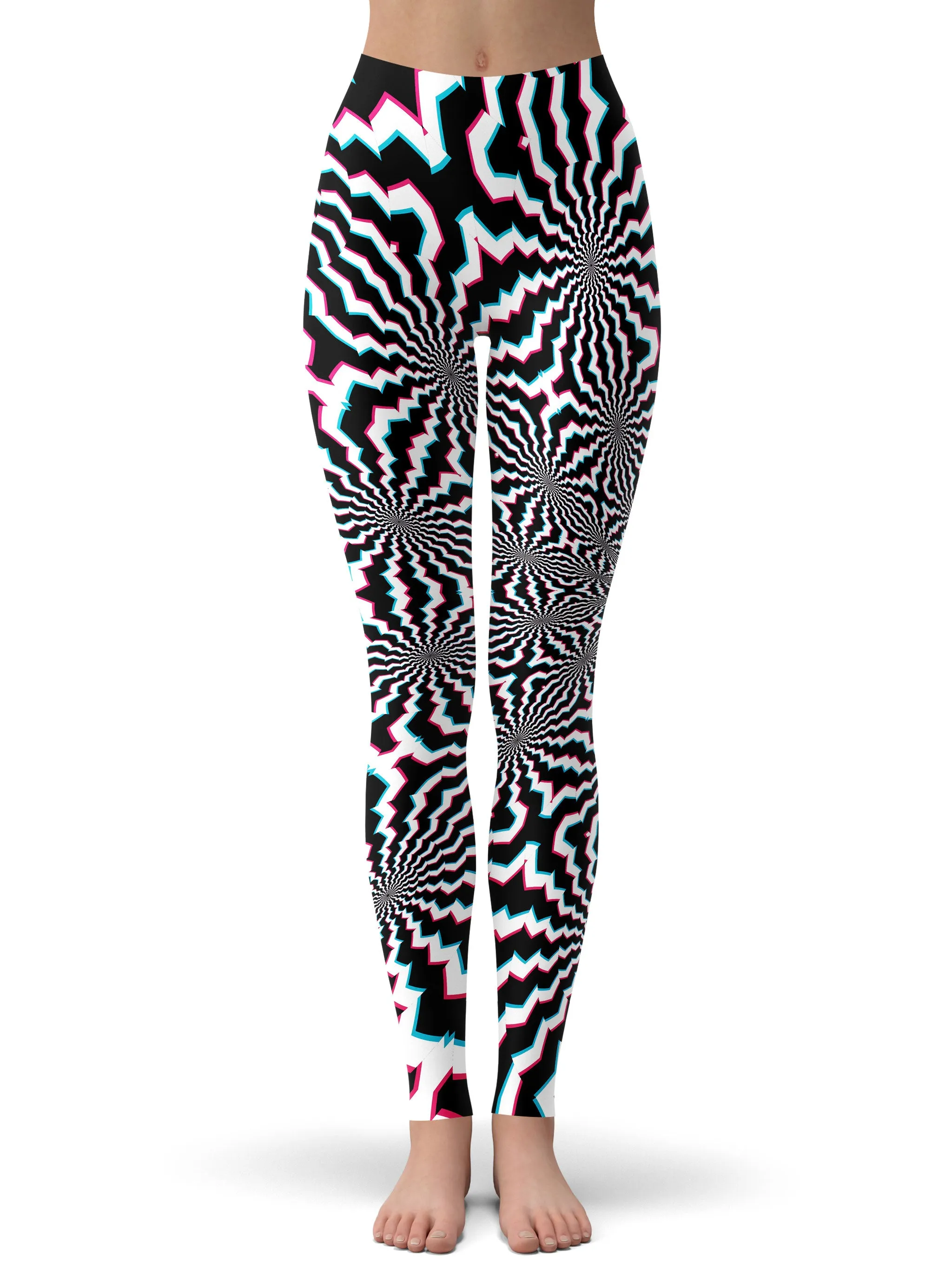 Fractal Ripples Zip-Up Hoodie and Leggings Combo sold by iEDM product image thumbnail 3