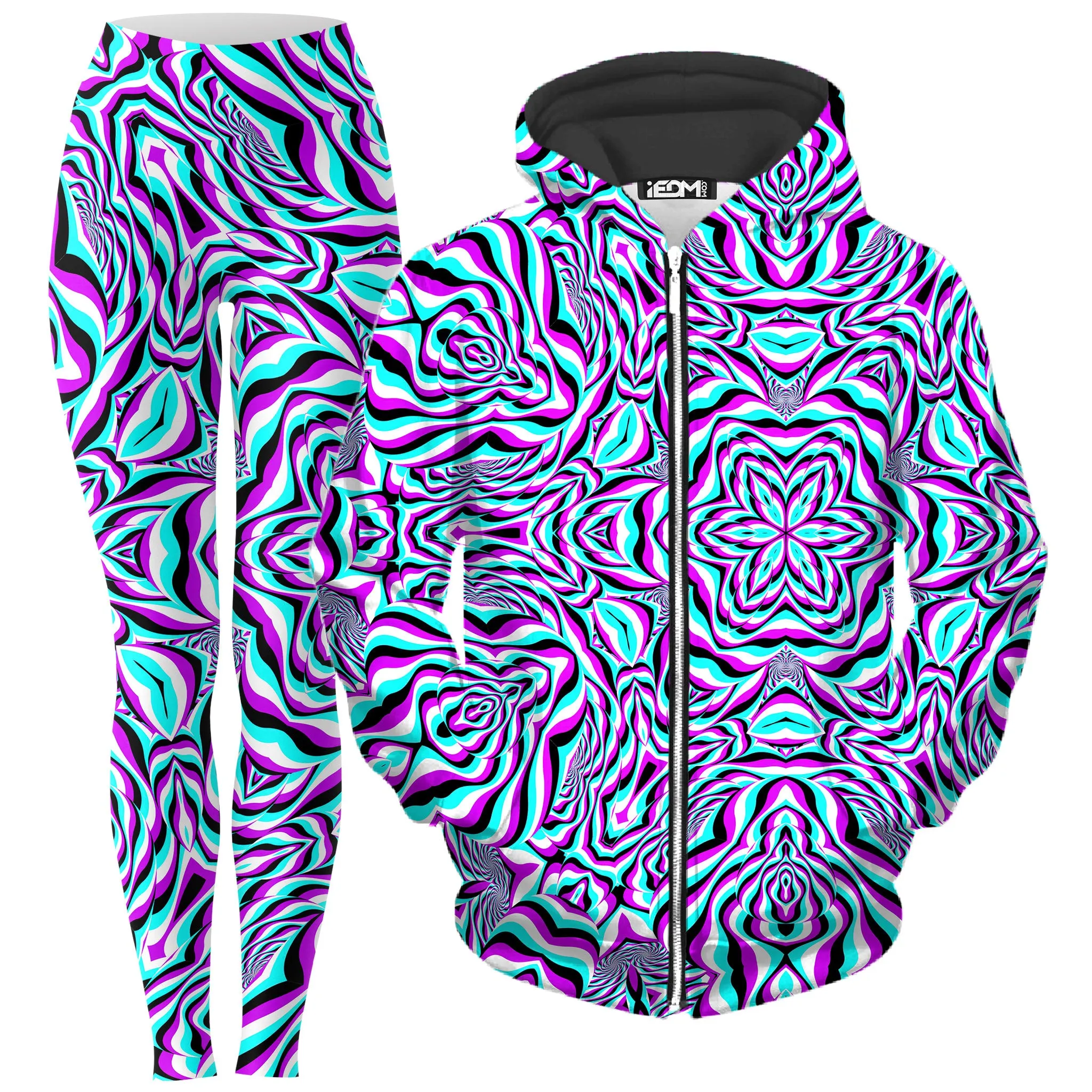 Aquarius Zip-Up Hoodie and Leggings Combo sold by iEDM