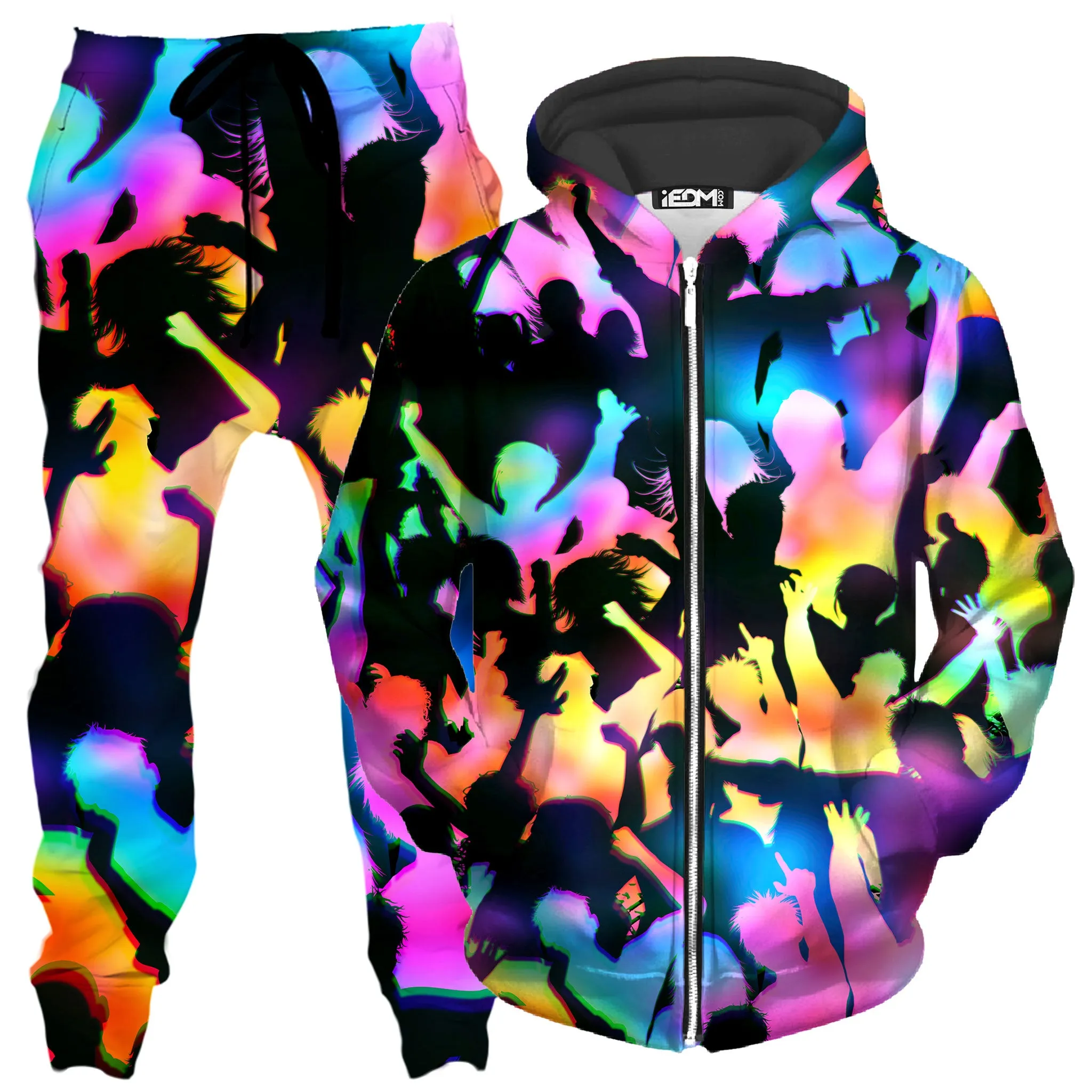 Good Vibes Zip-Up Hoodie and Joggers Combo sold by iEDM