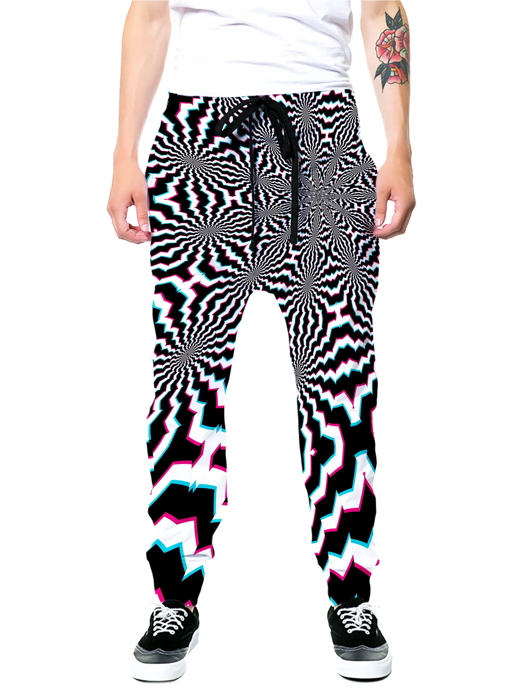 Fractal Ripples Zip-Up Hoodie and Joggers Combo sold by iEDM product image thumbnail 3
