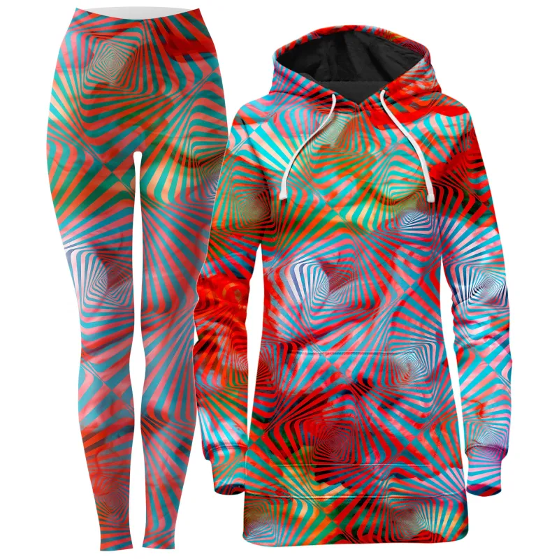 Solstice Hoodie Dress and Leggings Combo sold by iEDM