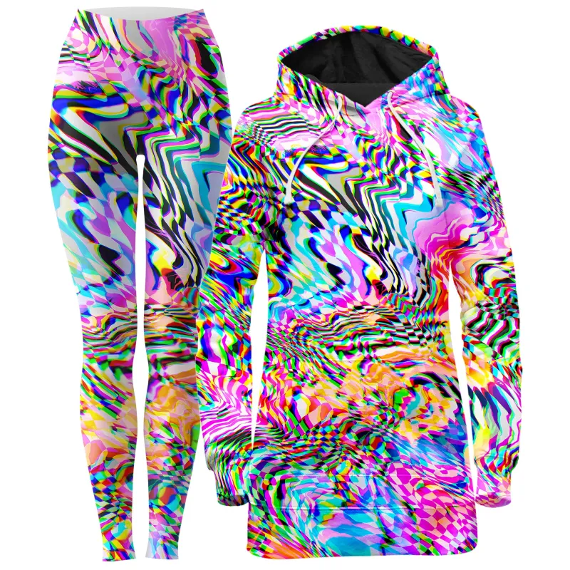 No Signal 2.0 Hoodie Dress and Leggings Combo sold by iEDM