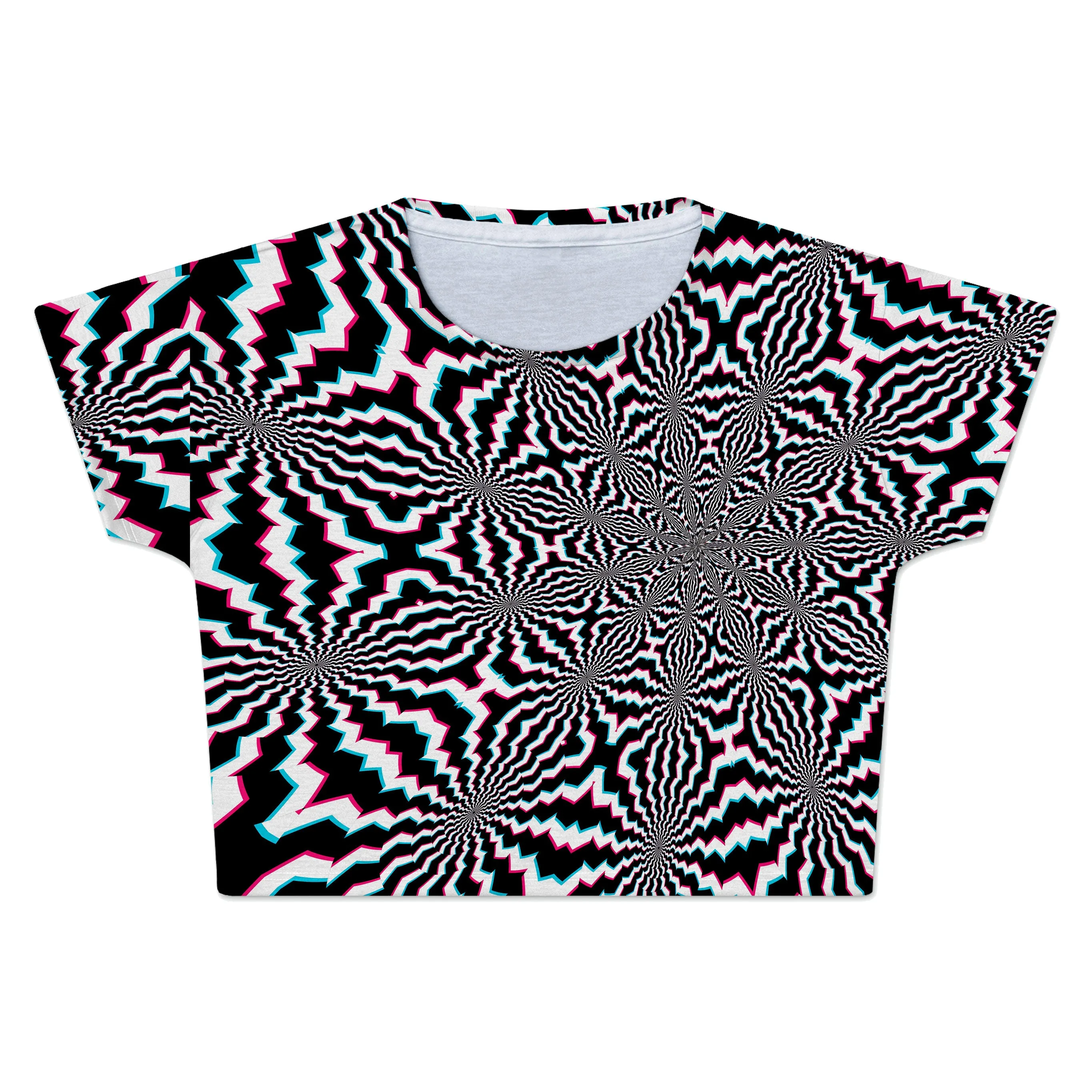 Fractal Ripples Crop Tee sold by iEDM