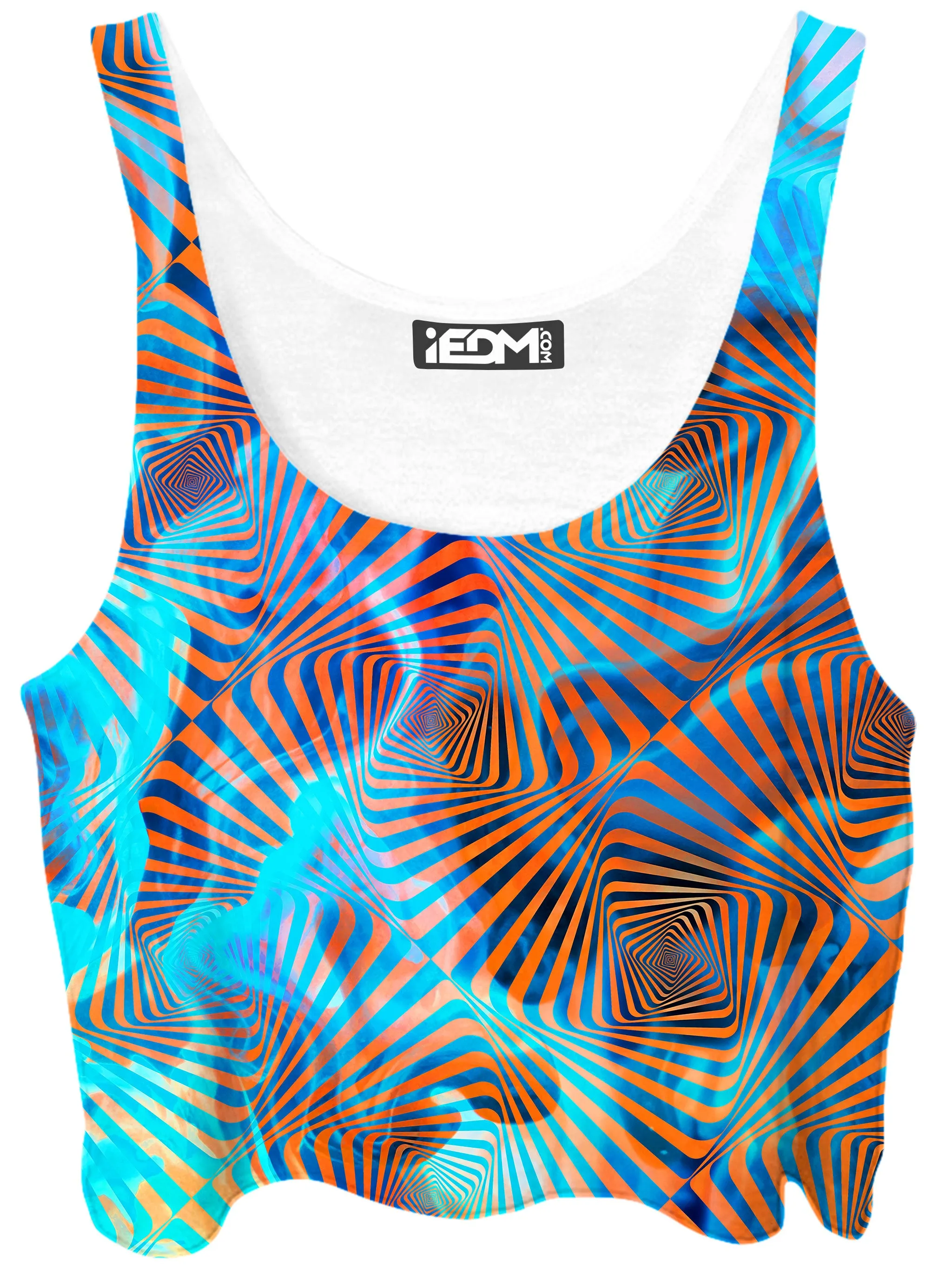 Aqua Plasma Crop Top sold by iEDM