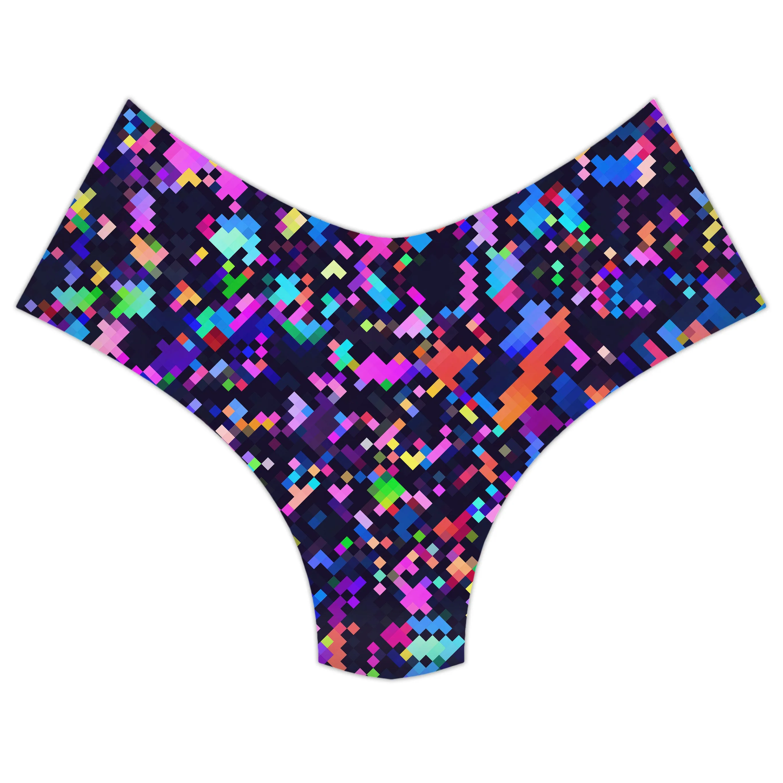 8-Bit Confetti Booty Shorts sold by iEDM product image thumbnail 2