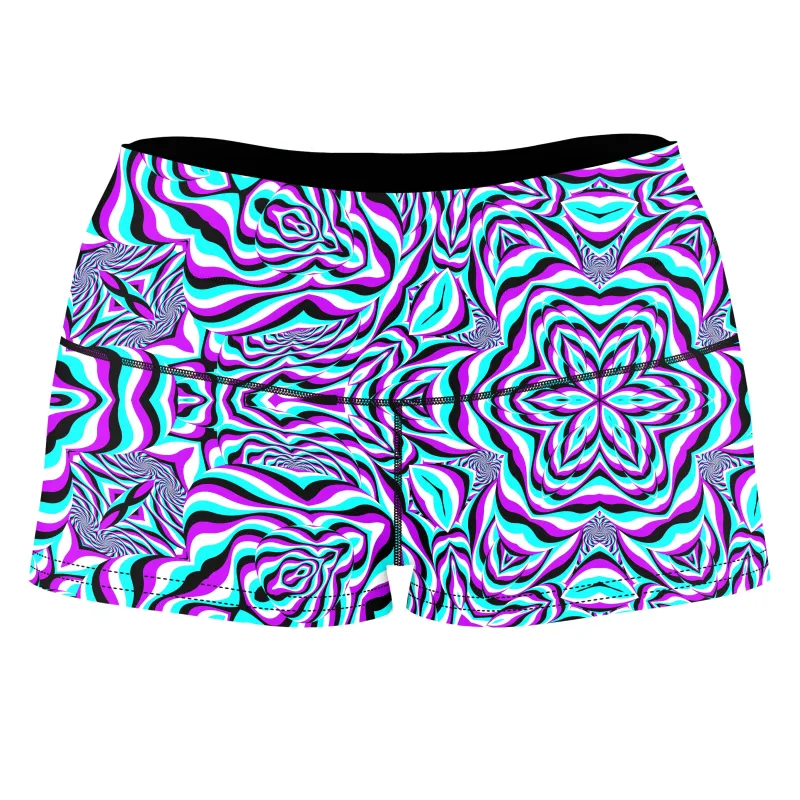 Aquarius High-Waisted Women's Shorts sold by iEDM